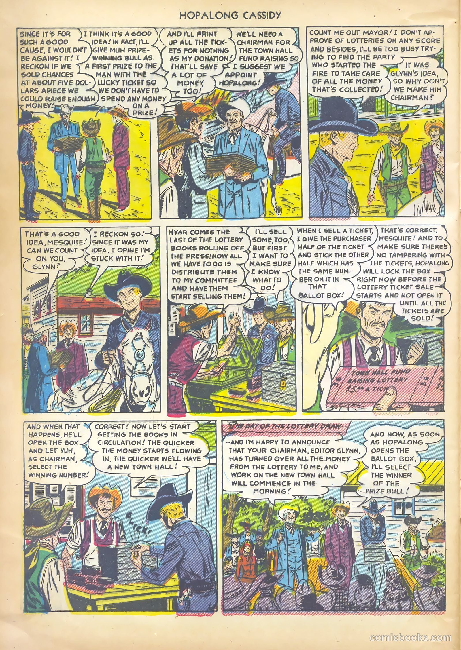 Hopalong Cassidy #71 (1952) — page 28 of 36