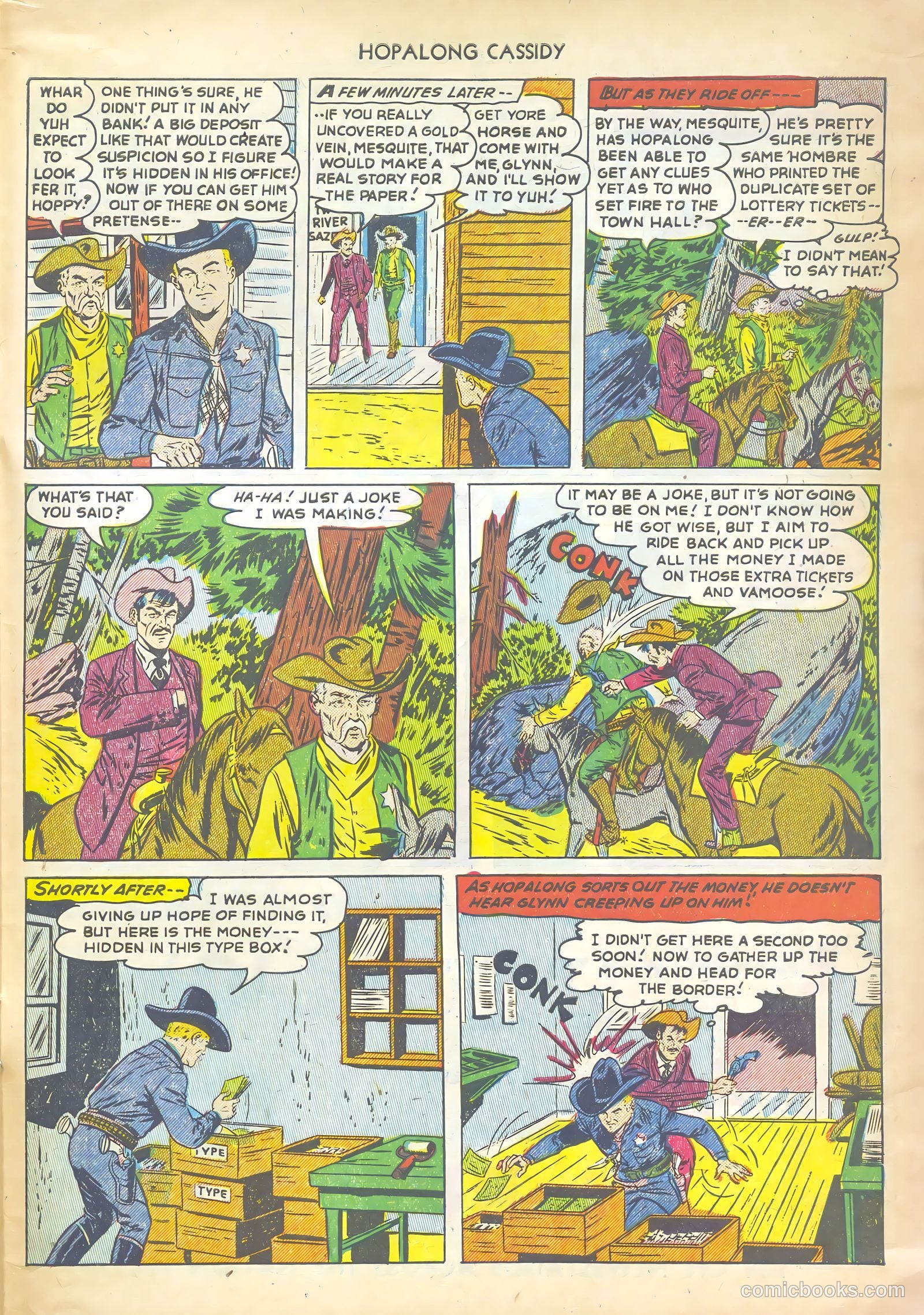 Hopalong Cassidy #71 (1952) — page 31 of 36