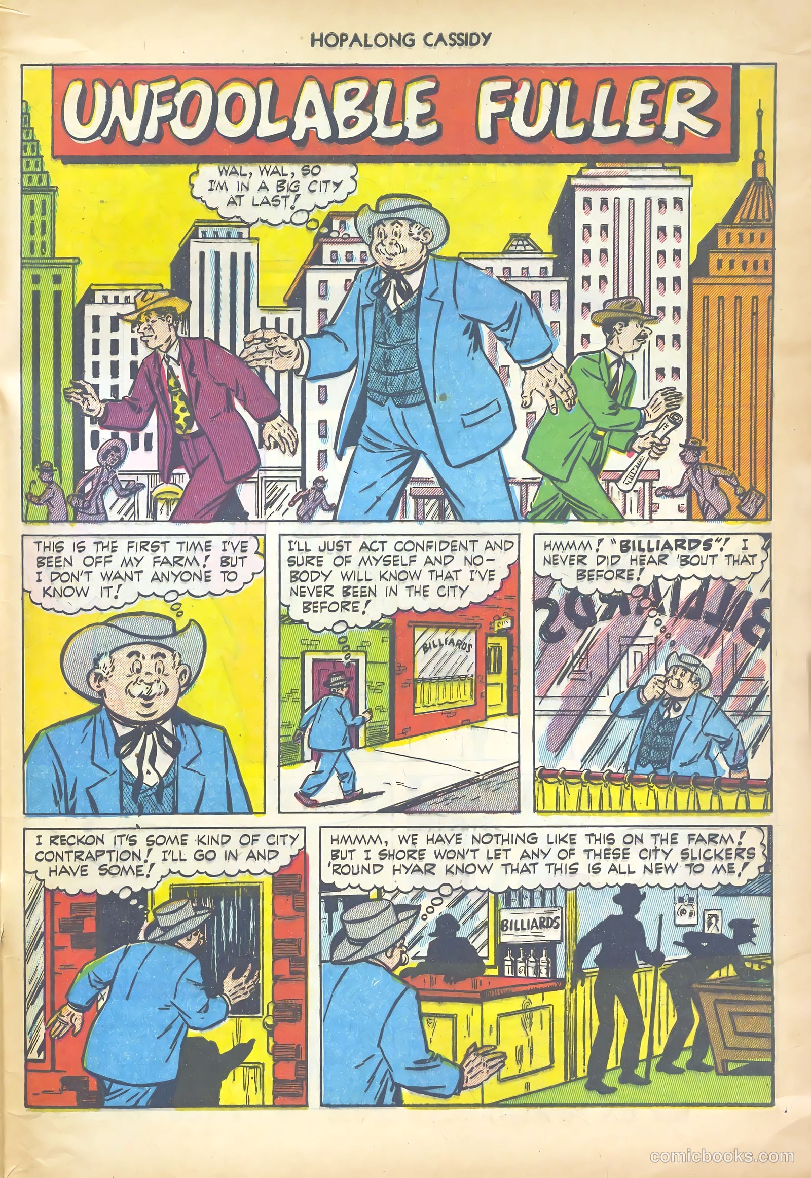 Hopalong Cassidy #71 (1952) — page 33 of 36
