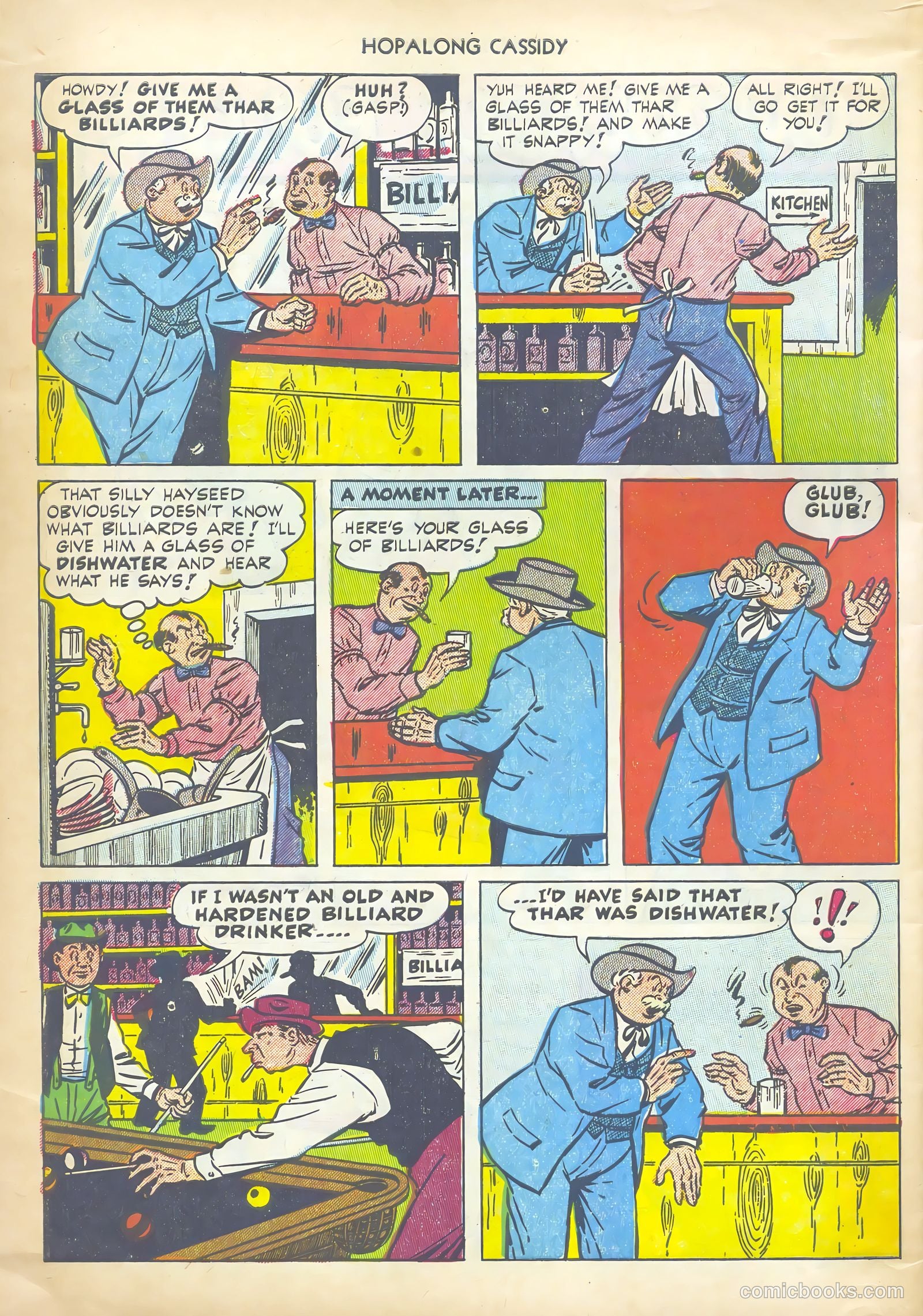 Hopalong Cassidy #71 (1952) — page 34 of 36