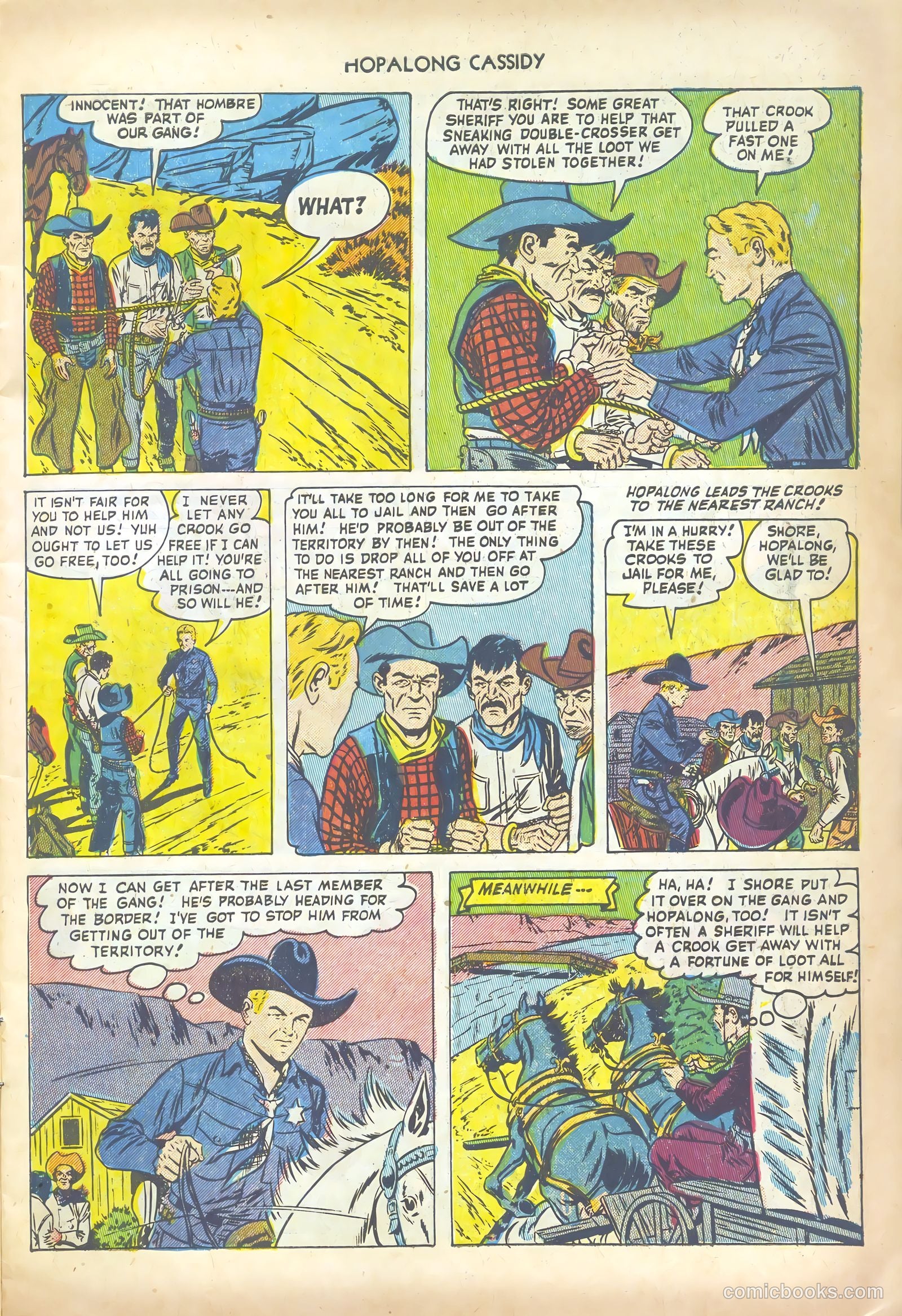 Hopalong Cassidy #72 (1952) — page 7 of 36