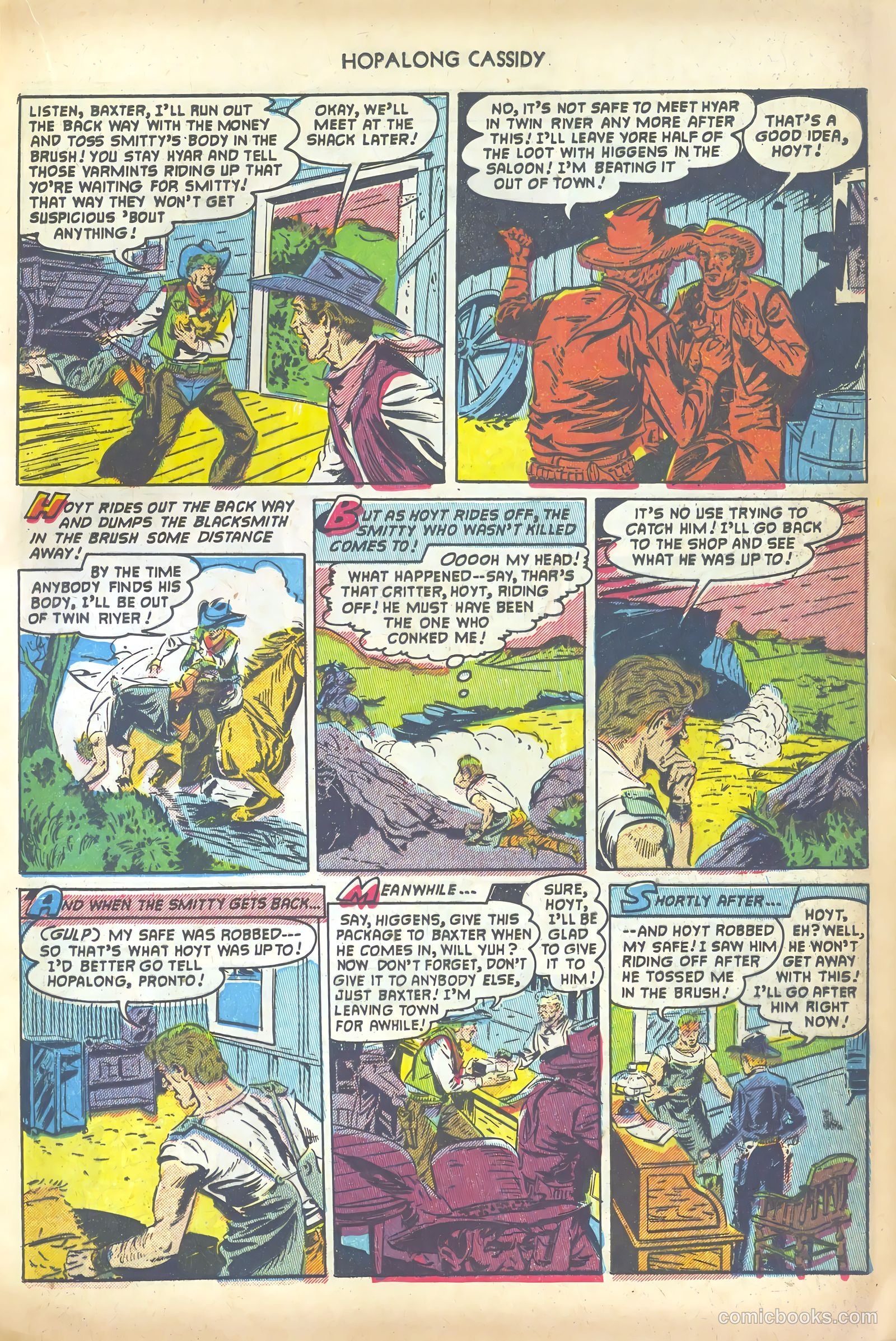 Hopalong Cassidy #72 (1952) — page 17 of 36