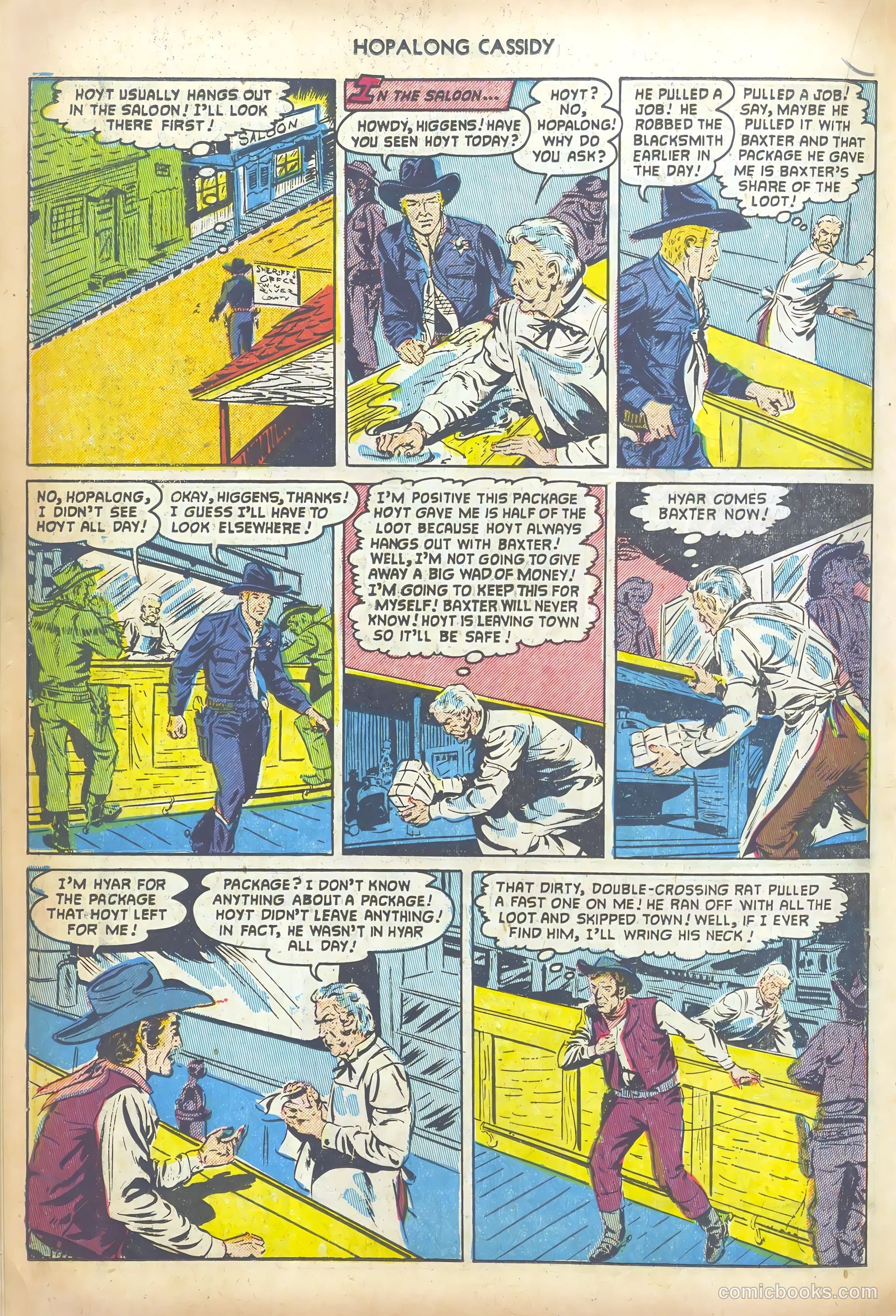 Hopalong Cassidy #72 (1952) — page 18 of 36