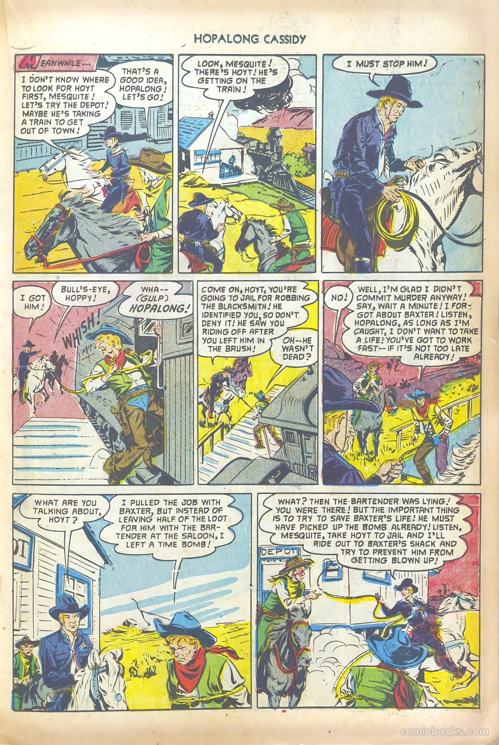 Hopalong Cassidy #72 (1952) — page 19 of 36
