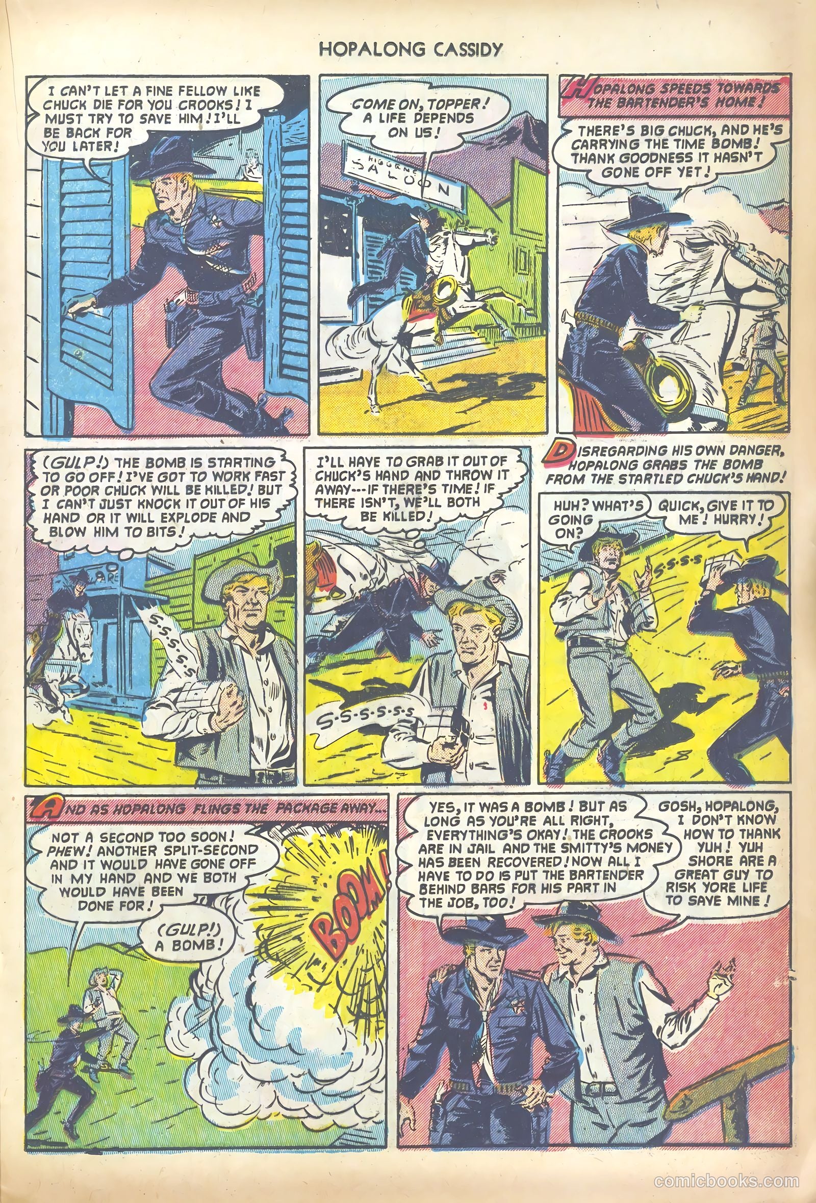 Hopalong Cassidy #72 (1952) — page 21 of 36