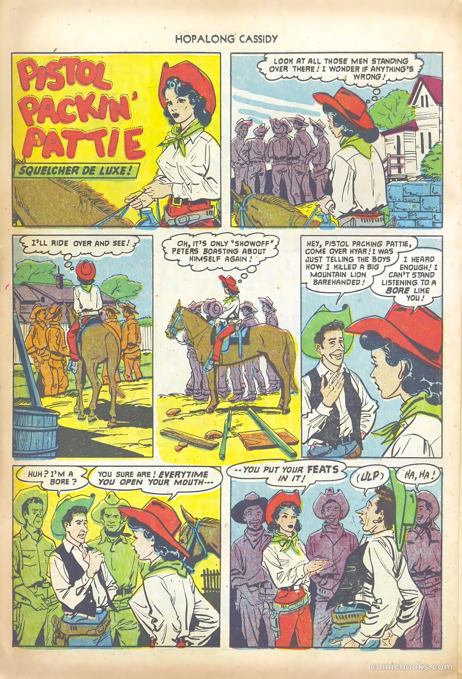Hopalong Cassidy #72 (1952) — page 22 of 36