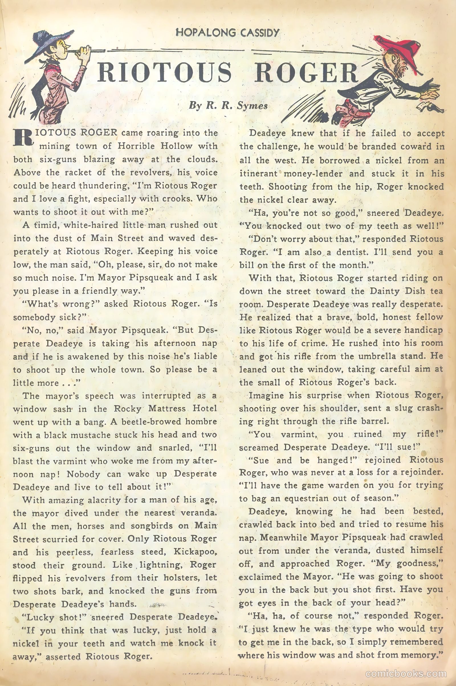 Hopalong Cassidy #72 (1952) — page 23 of 36