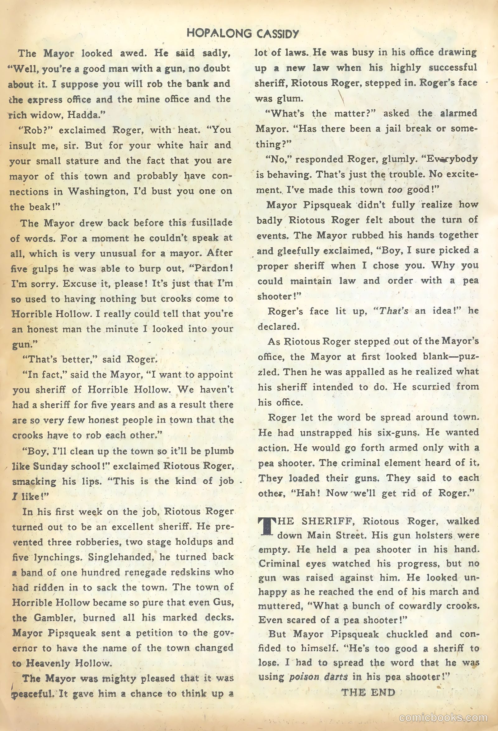 Hopalong Cassidy #72 (1952) — page 24 of 36