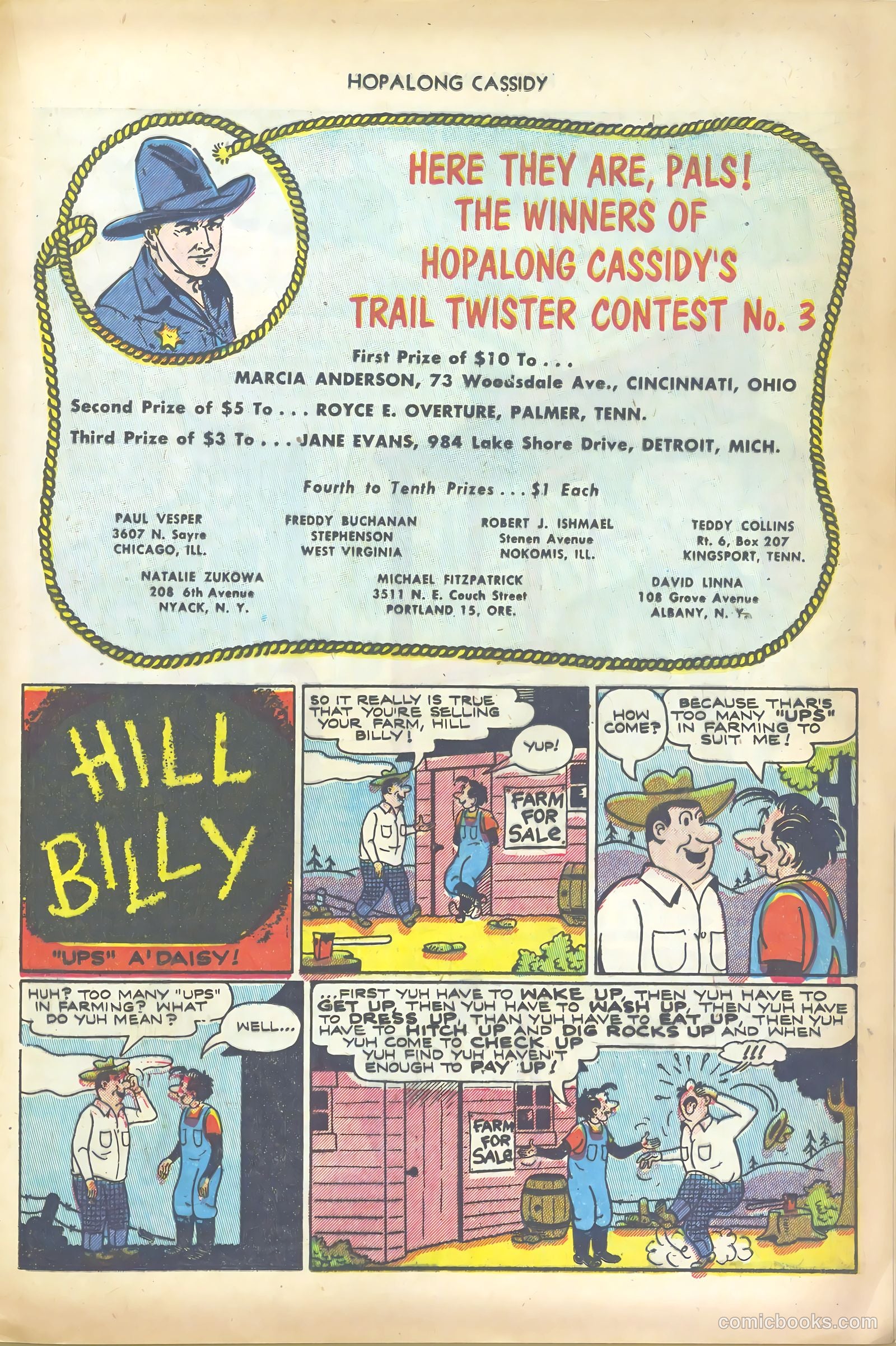 Hopalong Cassidy #72 (1952) — page 25 of 36