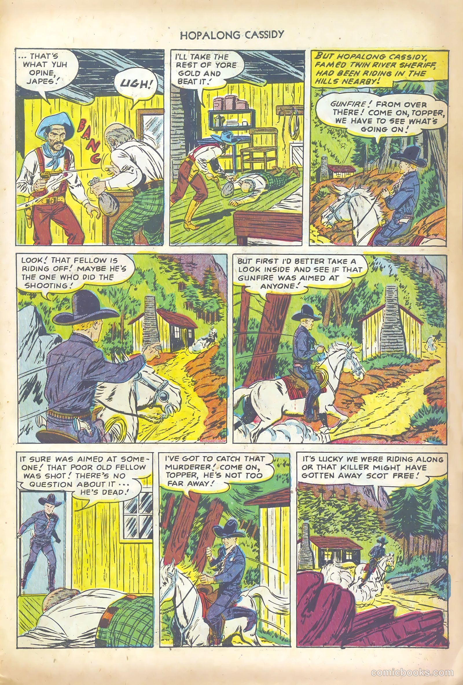 Hopalong Cassidy #72 (1952) — page 27 of 36