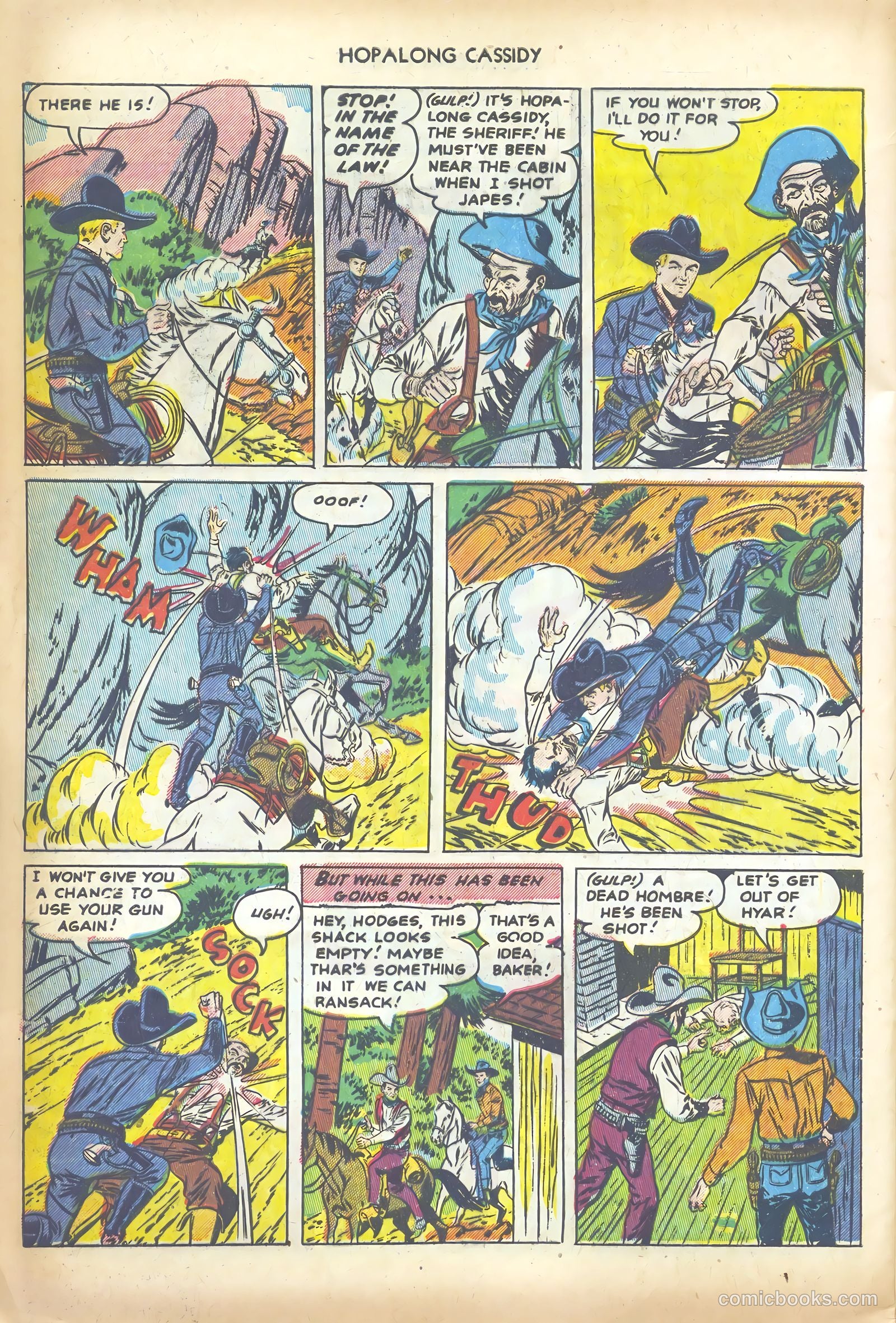 Hopalong Cassidy #72 (1952) — page 28 of 36