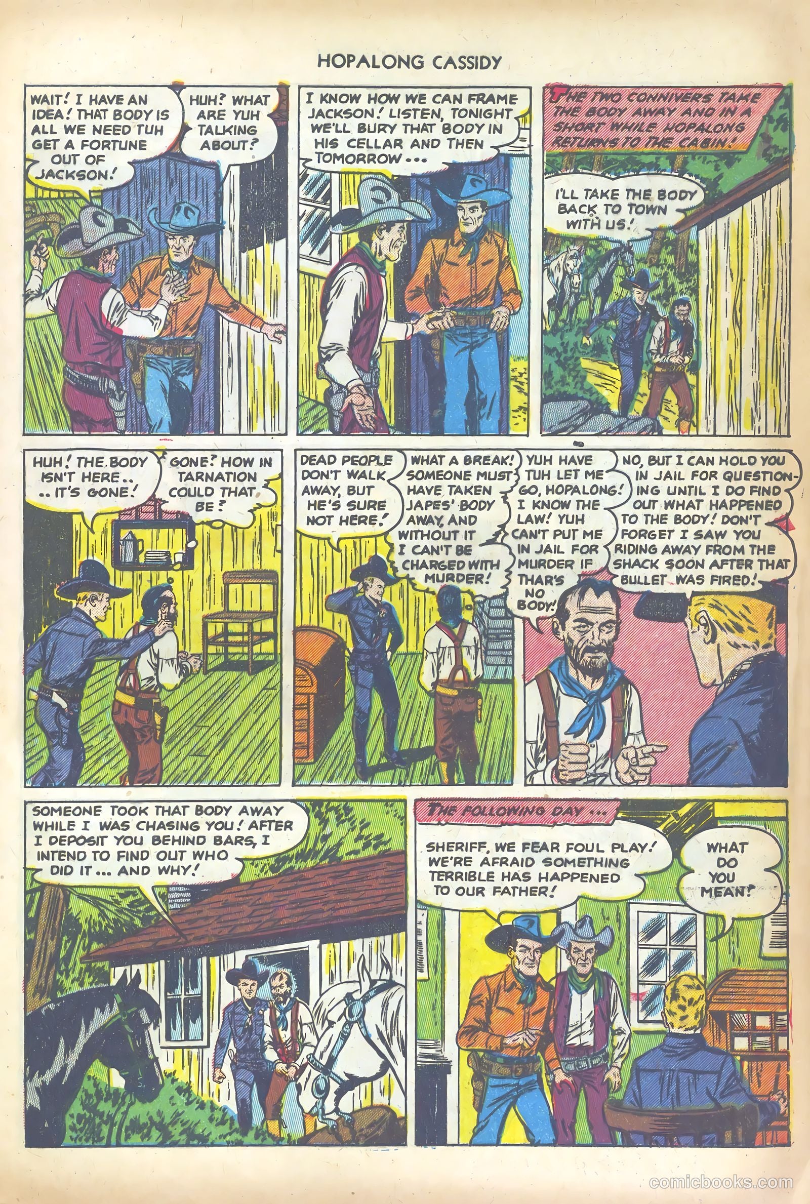 Hopalong Cassidy #72 (1952) — page 29 of 36