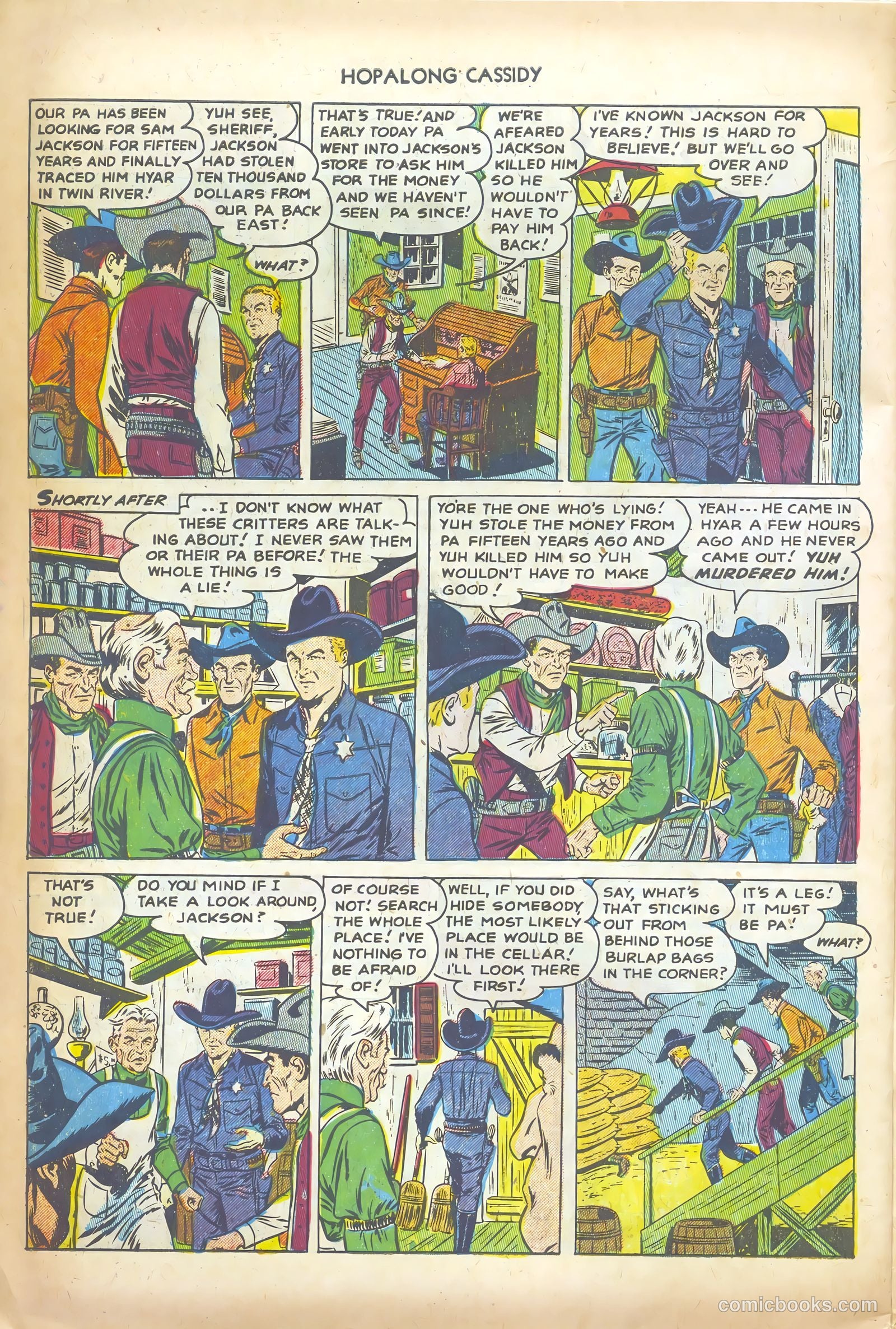 Hopalong Cassidy #72 (1952) — page 30 of 36