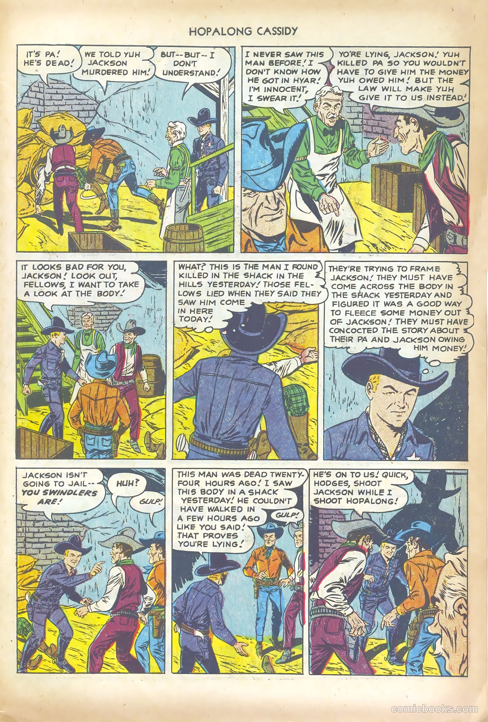 Hopalong Cassidy #72 (1952) — page 31 of 36