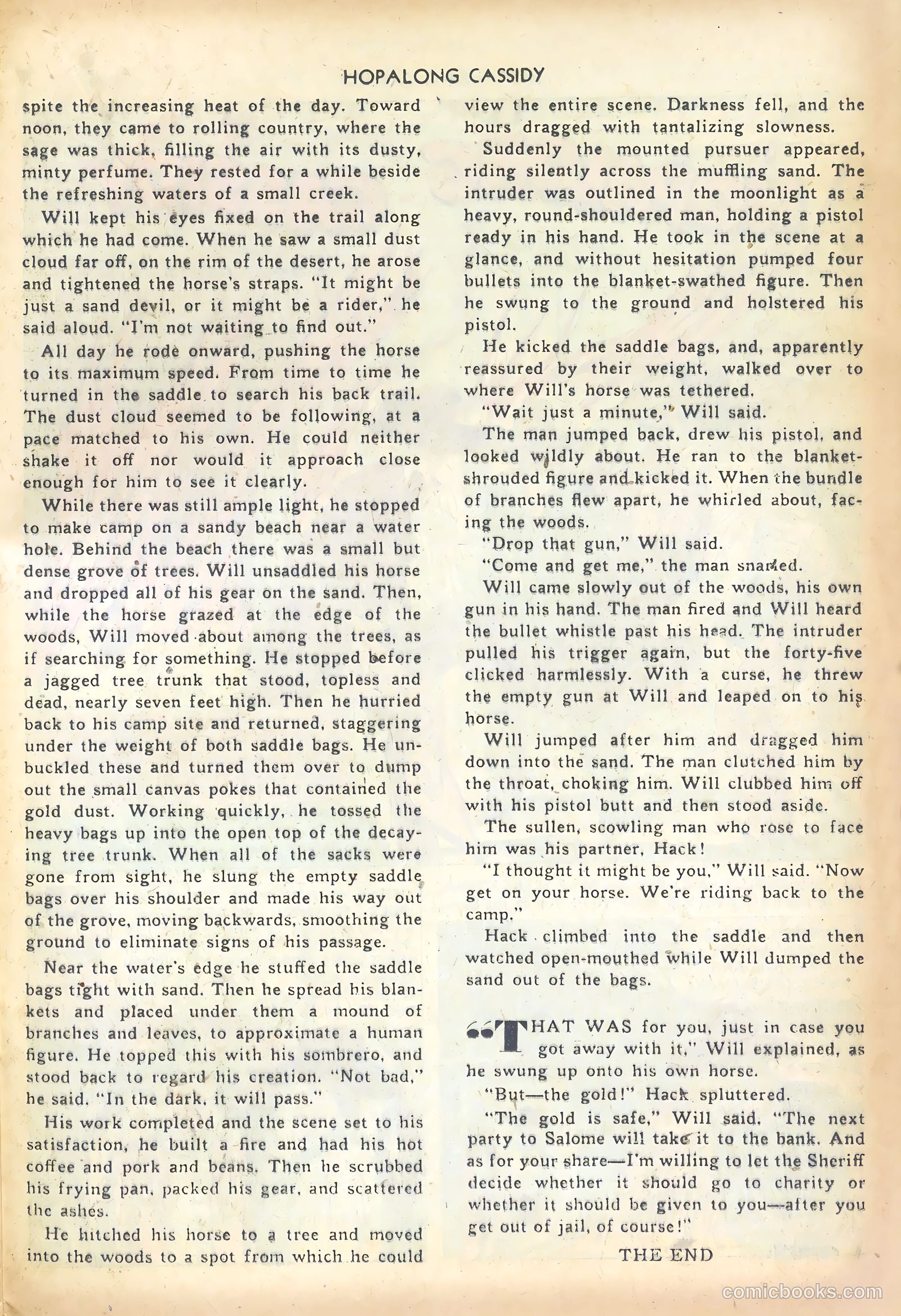 Hopalong Cassidy #73 (1952) — page 25 of 36