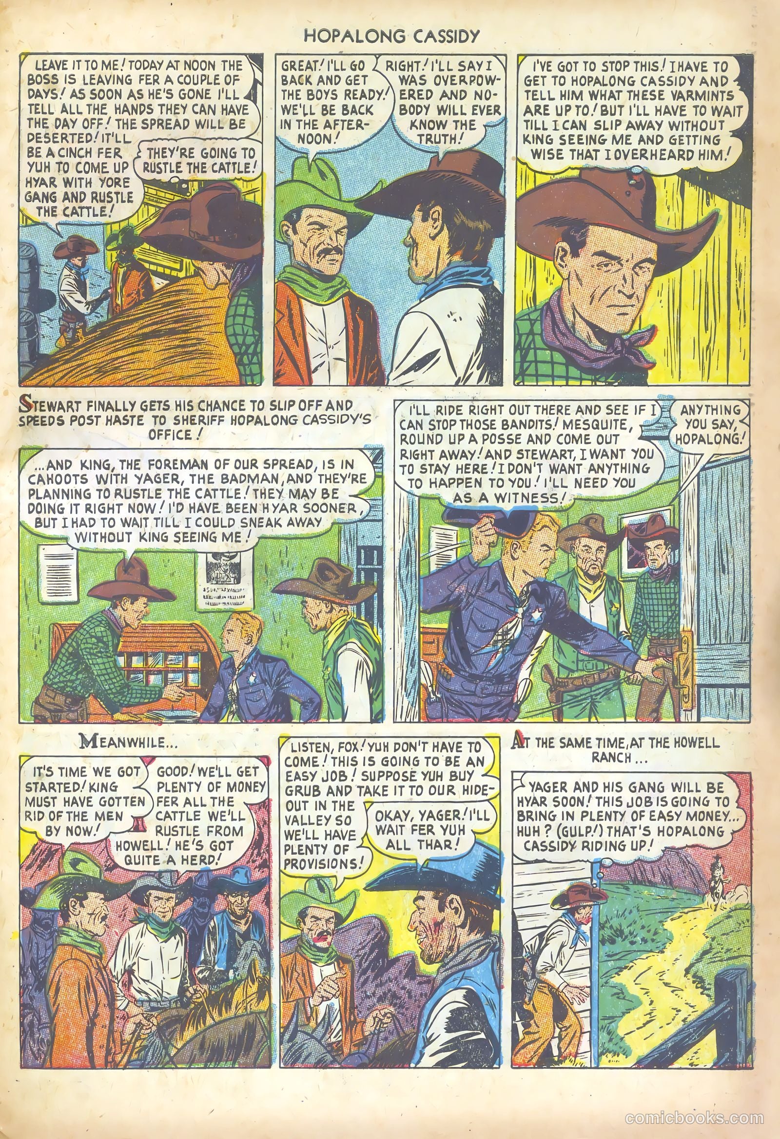 Hopalong Cassidy #73 (1952) — page 27 of 36