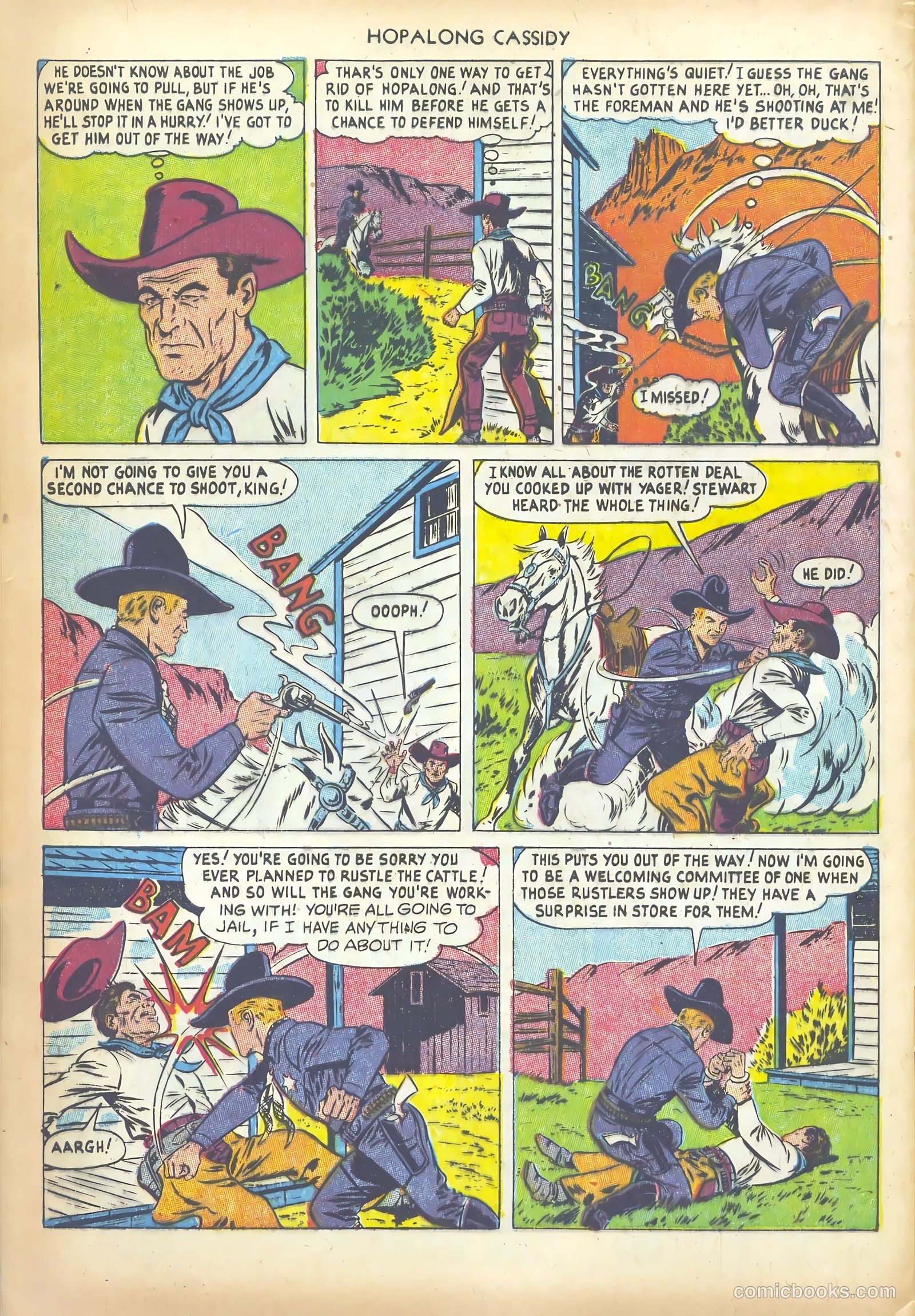 Hopalong Cassidy #73 (1952) — page 28 of 36