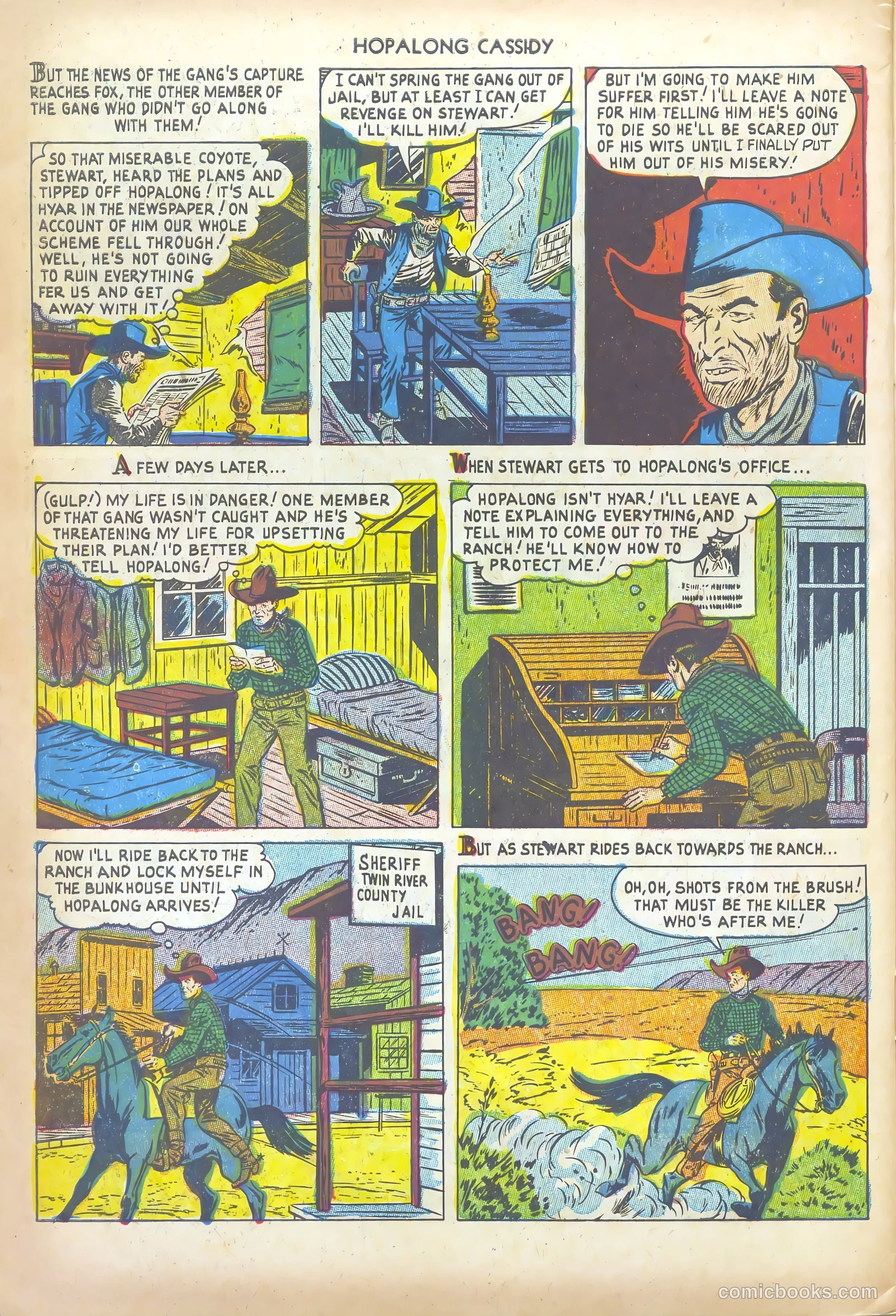 Hopalong Cassidy #73 (1952) — page 30 of 36