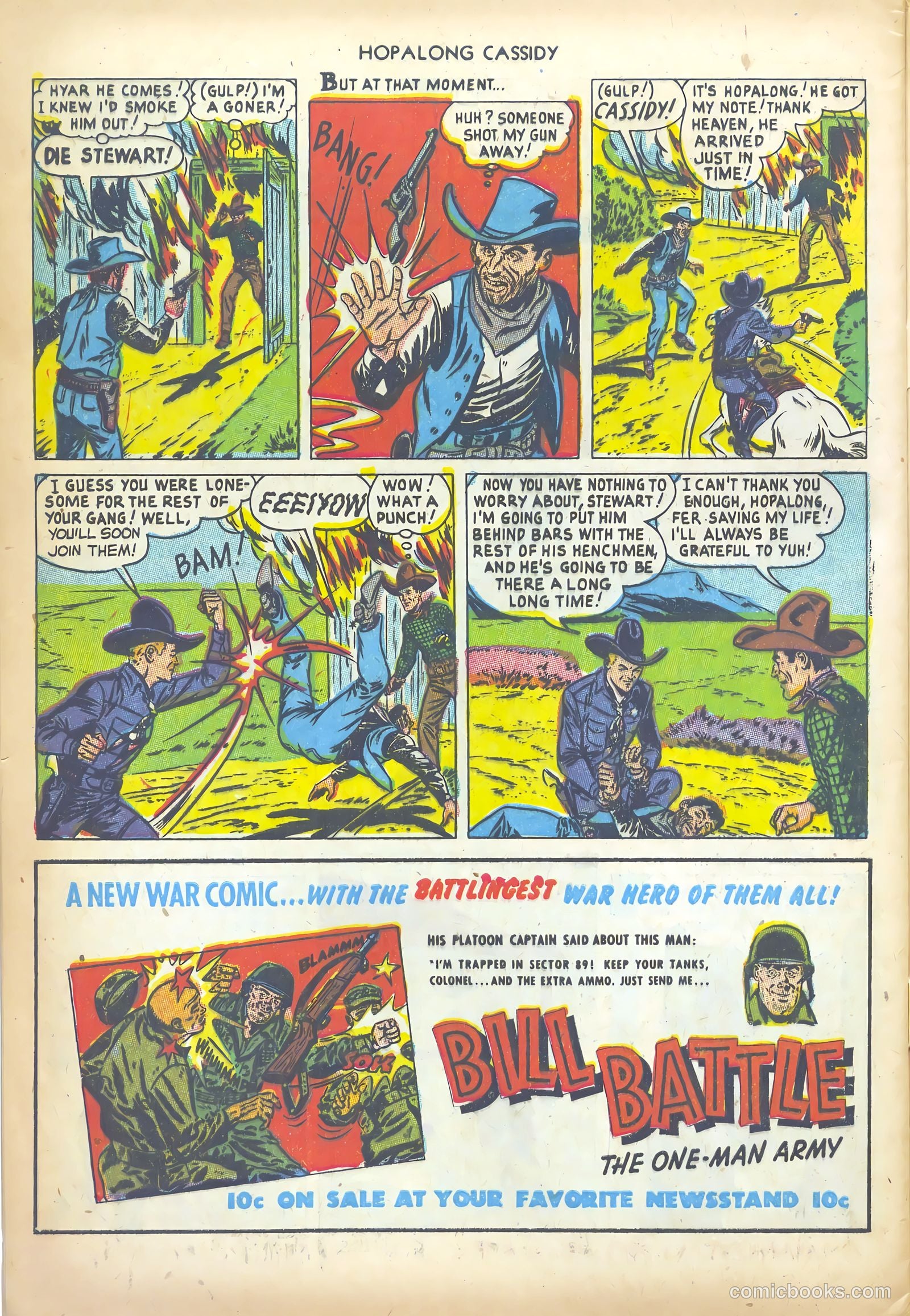 Hopalong Cassidy #73 (1952) — page 32 of 36