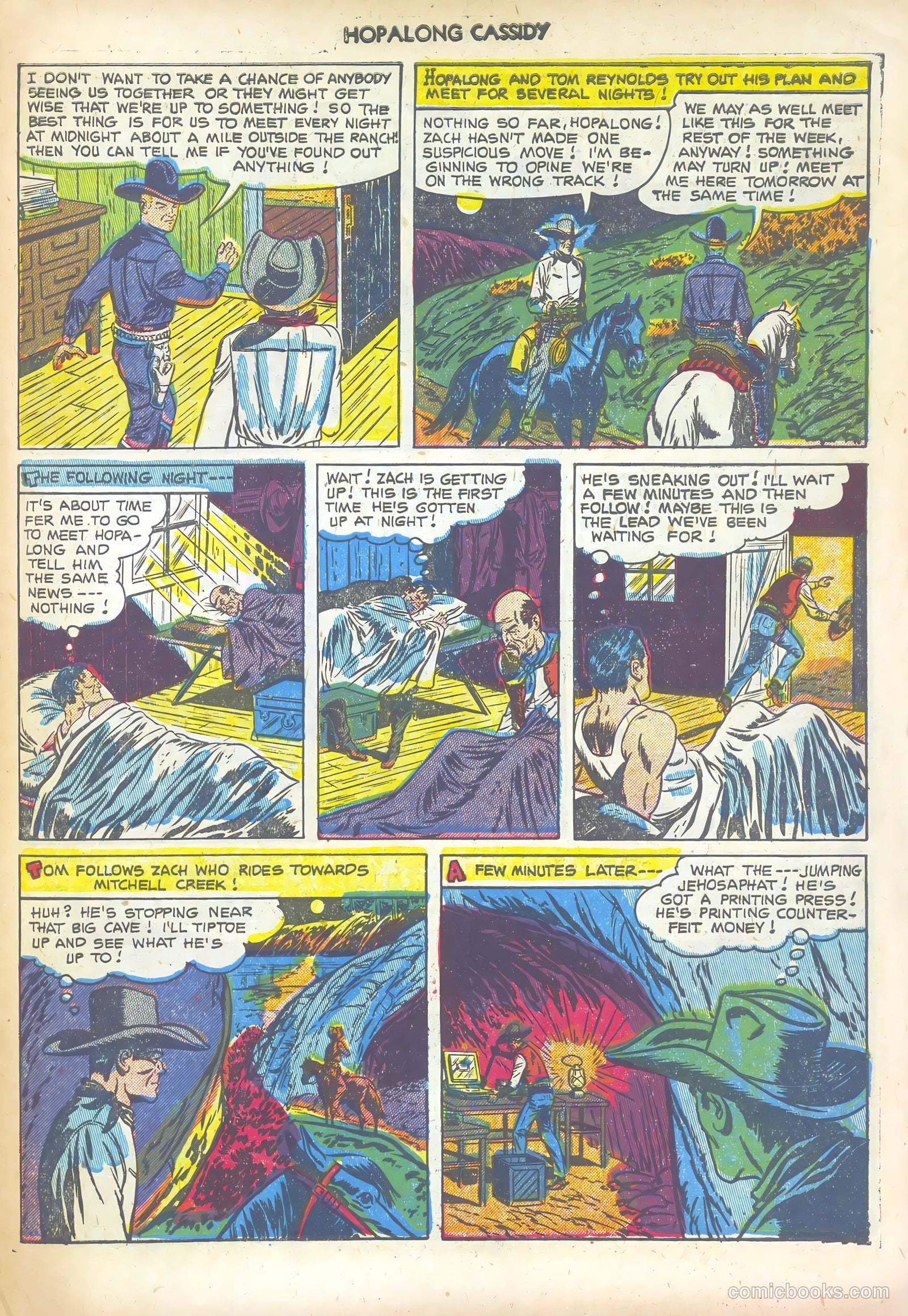 Hopalong Cassidy #74 (1952) — page 27 of 36
