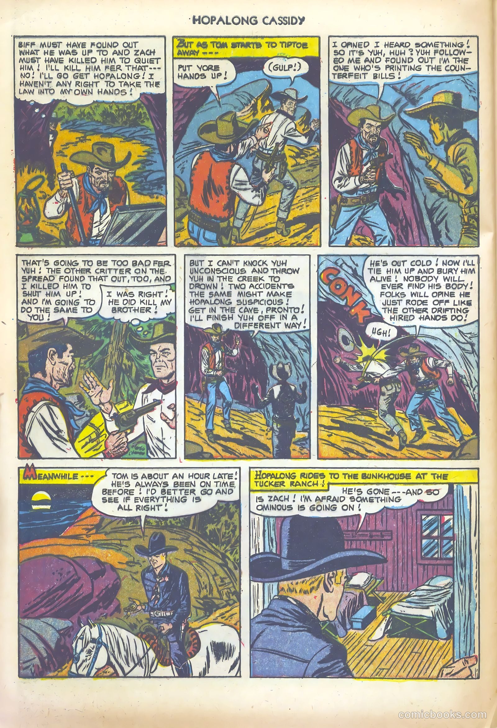 Hopalong Cassidy #74 (1952) — page 28 of 36