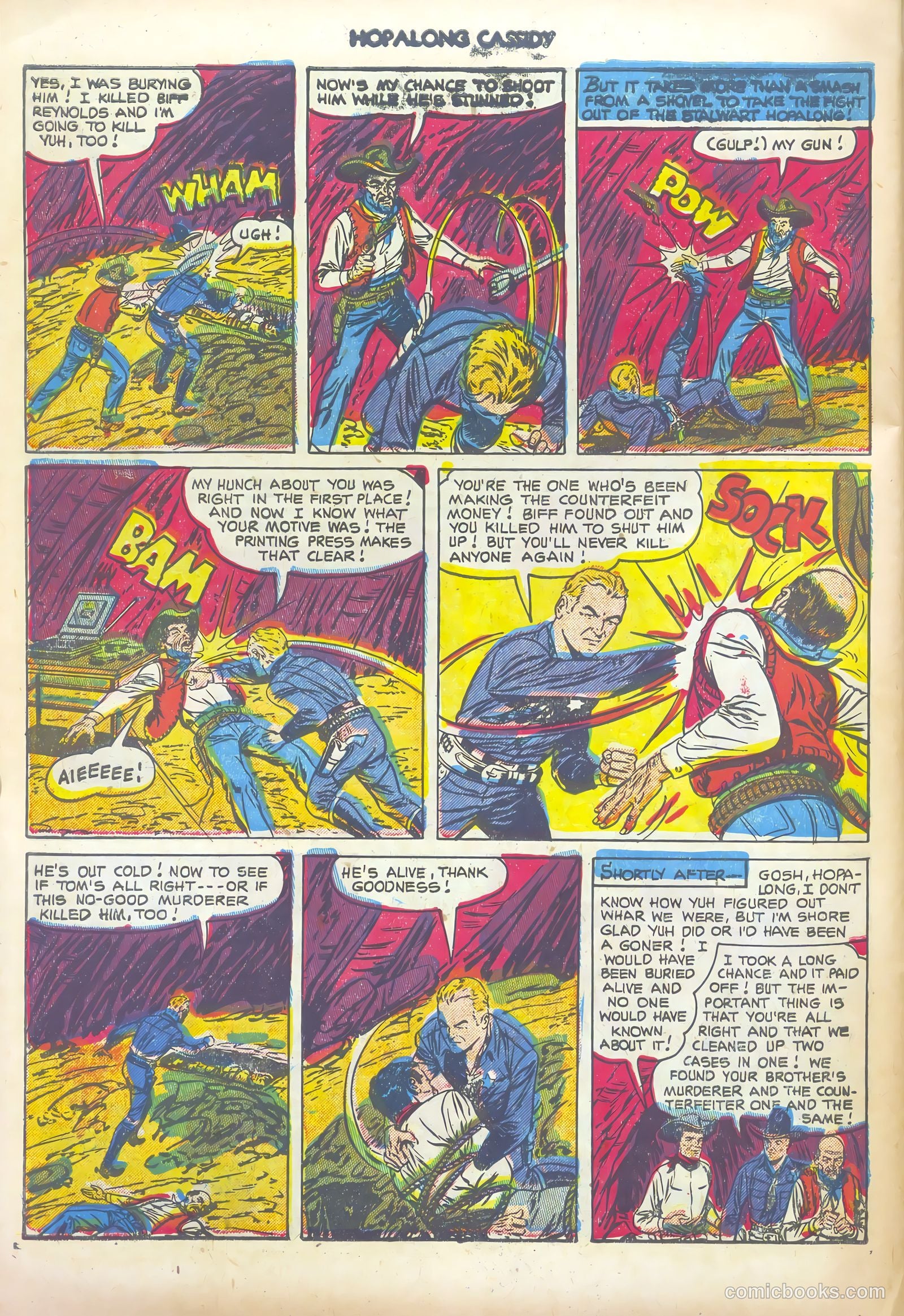 Hopalong Cassidy #74 (1952) — page 30 of 36