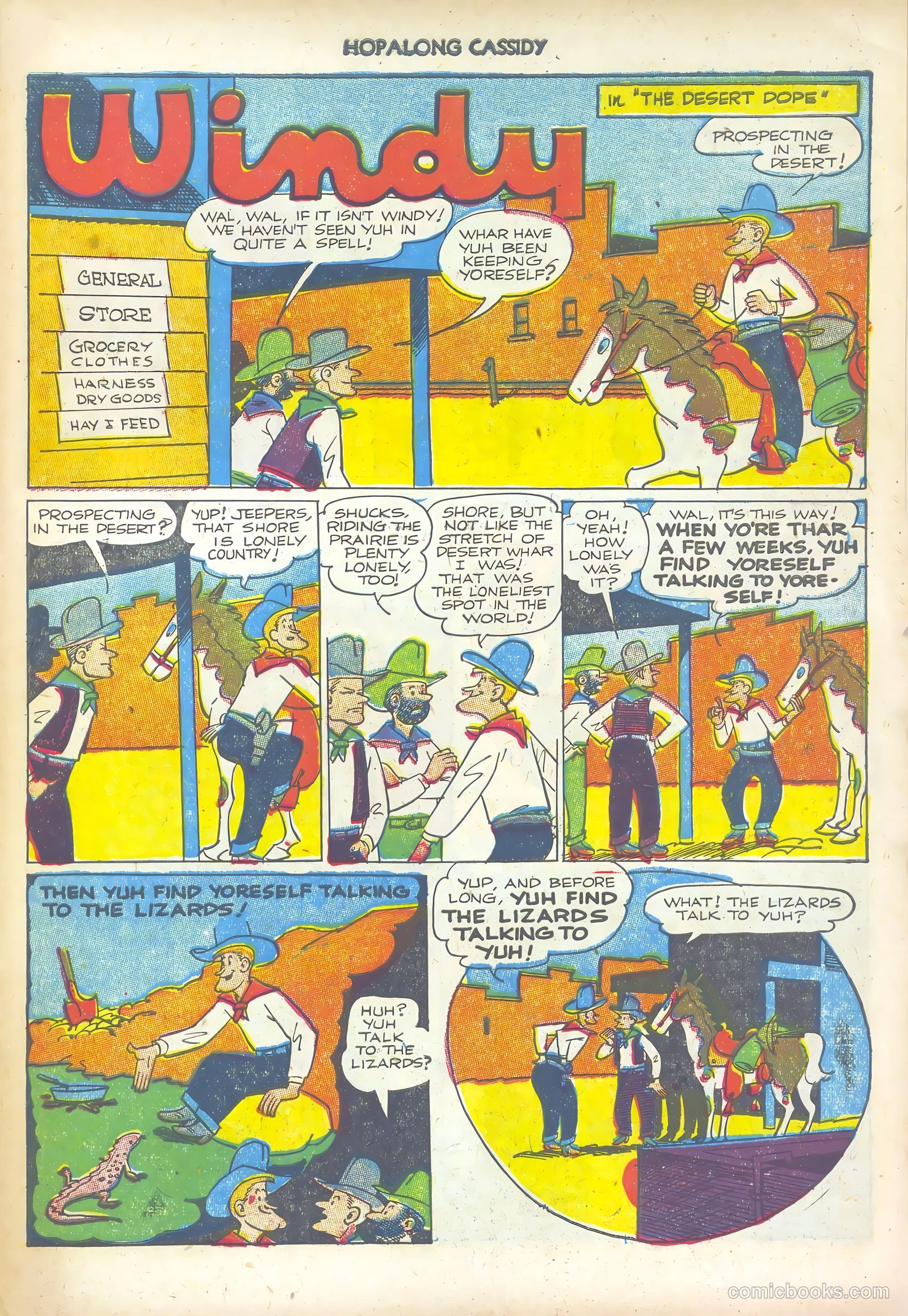 Hopalong Cassidy #74 (1952) — page 31 of 36