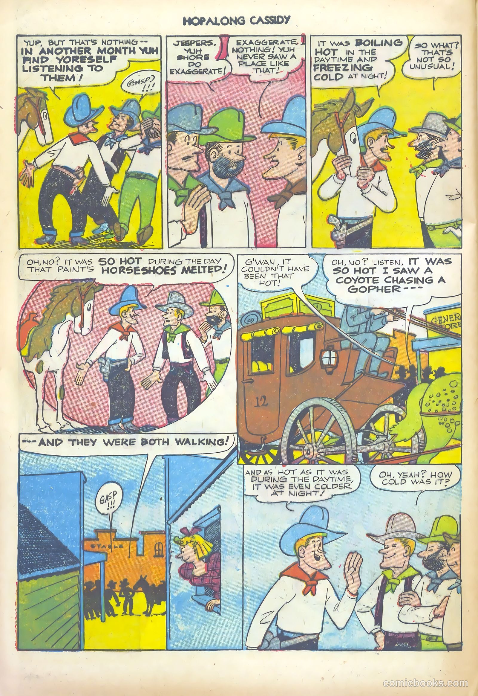 Hopalong Cassidy #74 (1952) — page 32 of 36