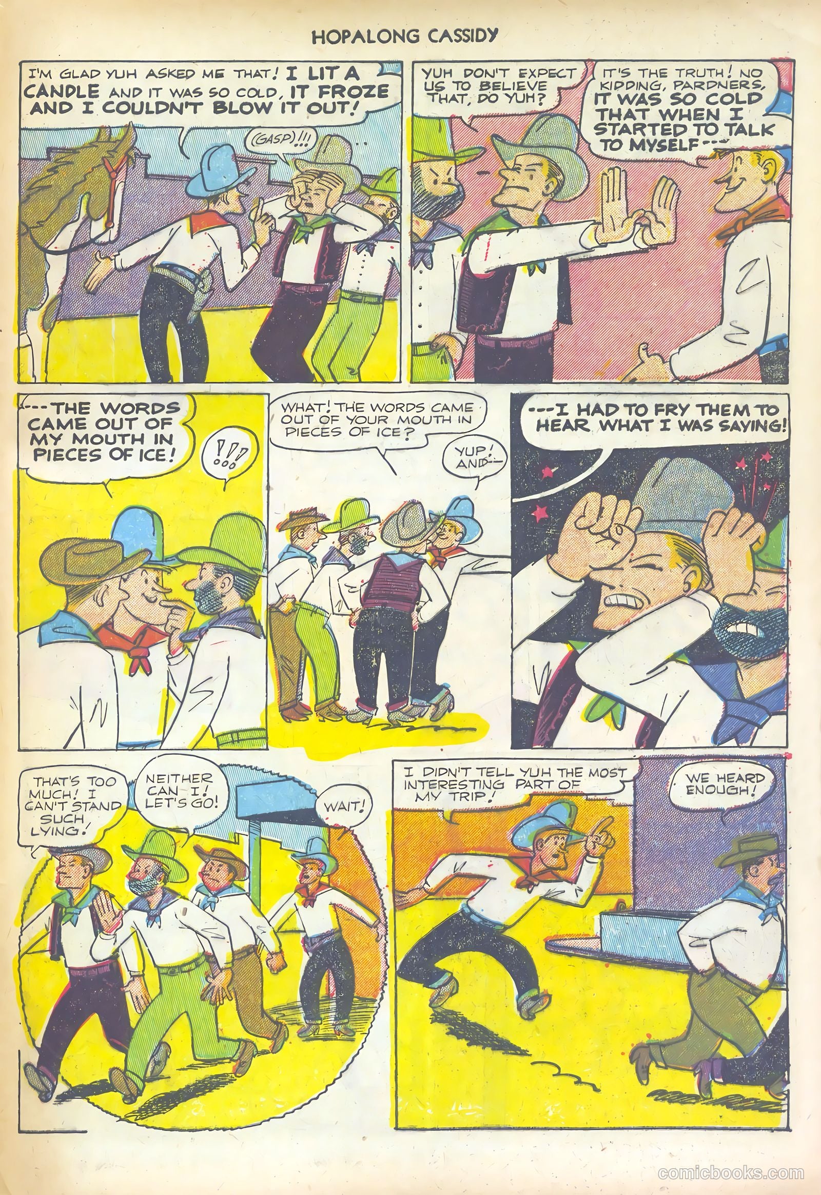 Hopalong Cassidy #74 (1952) — page 33 of 36