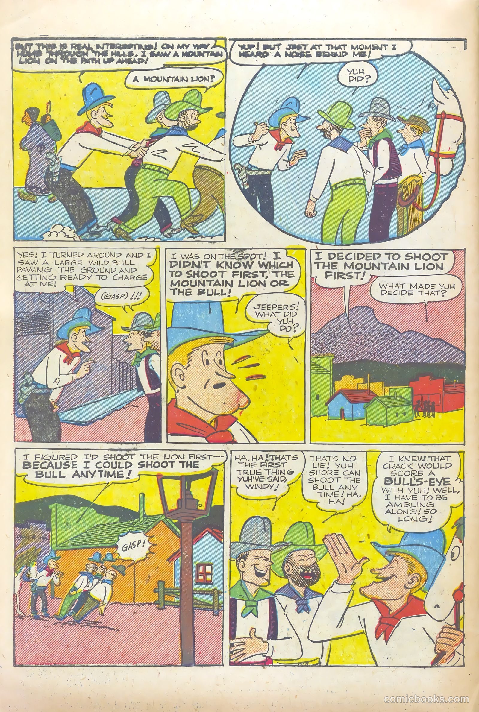 Hopalong Cassidy #74 (1952) — page 34 of 36