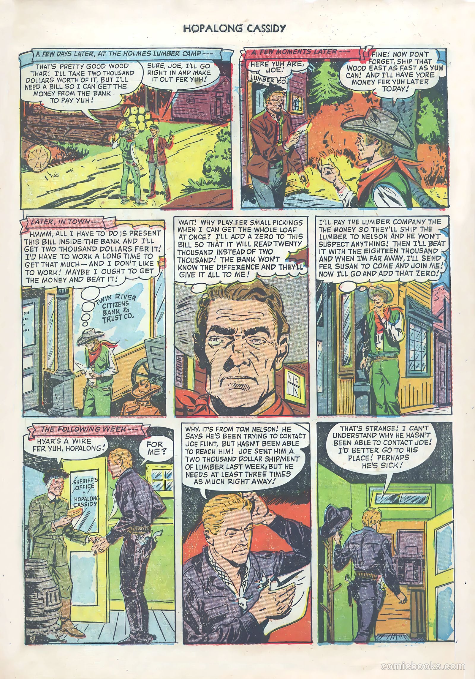 Hopalong Cassidy #75 (1953) — page 27 of 36