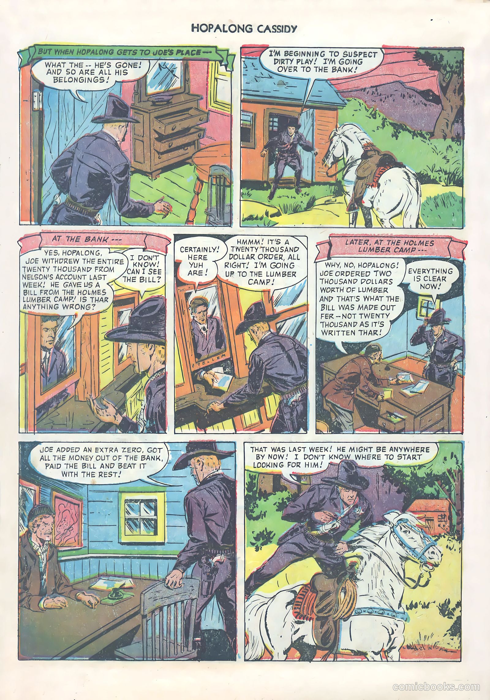 Hopalong Cassidy #75 (1953) — page 28 of 36