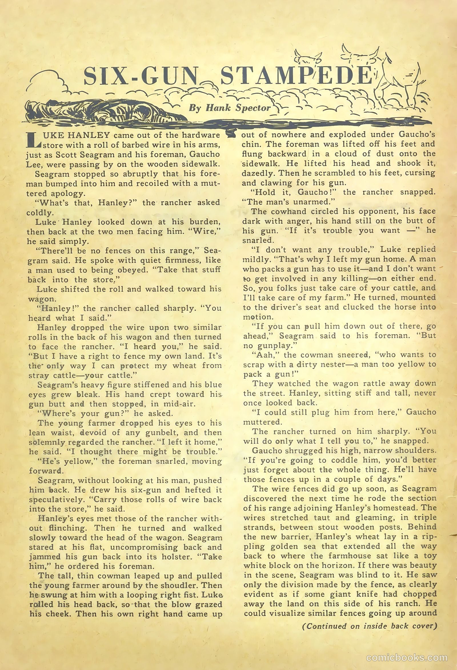 Hopalong Cassidy #76 (1953) — page 2 of 36