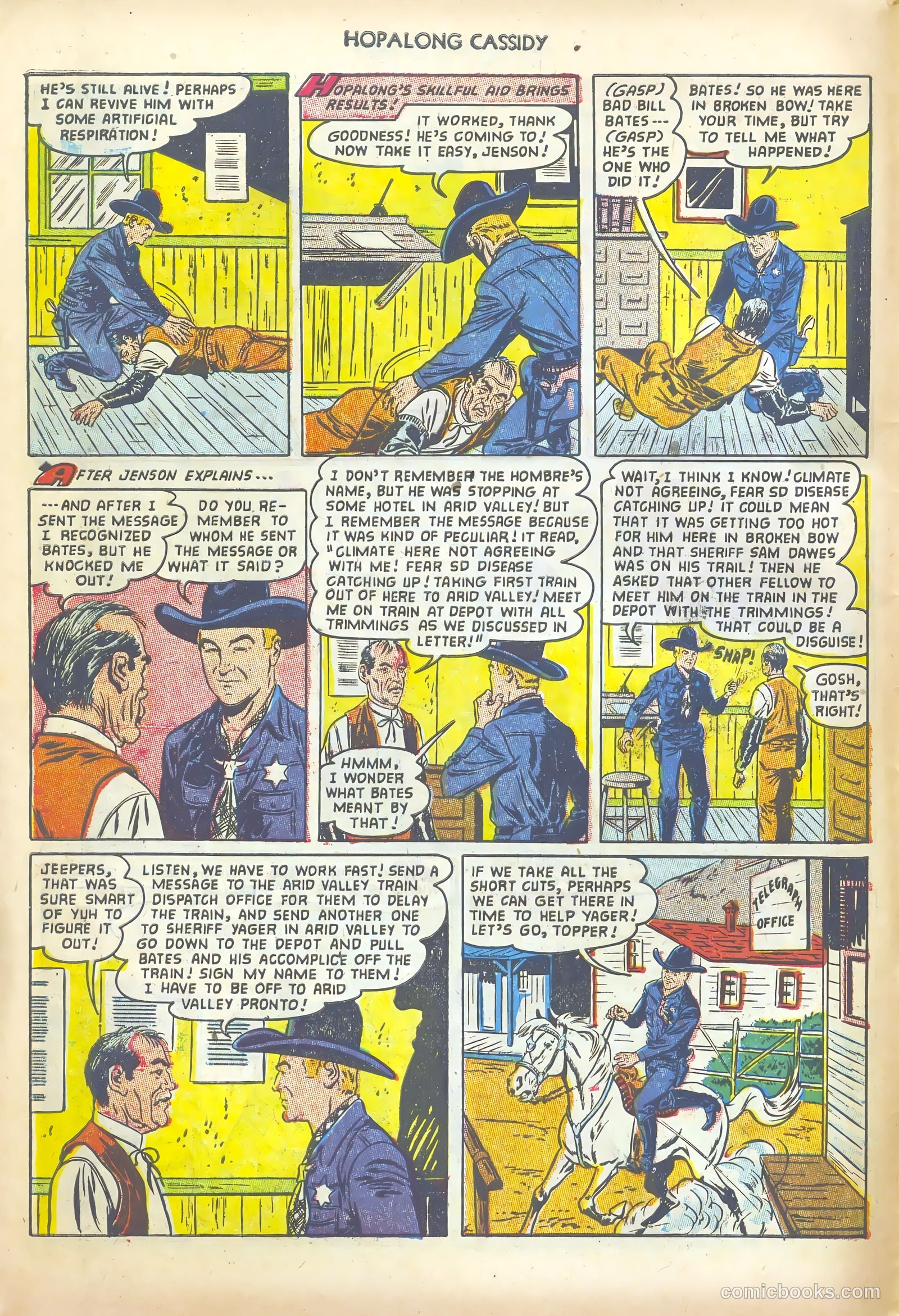 Hopalong Cassidy #76 (1953) — page 6 of 36
