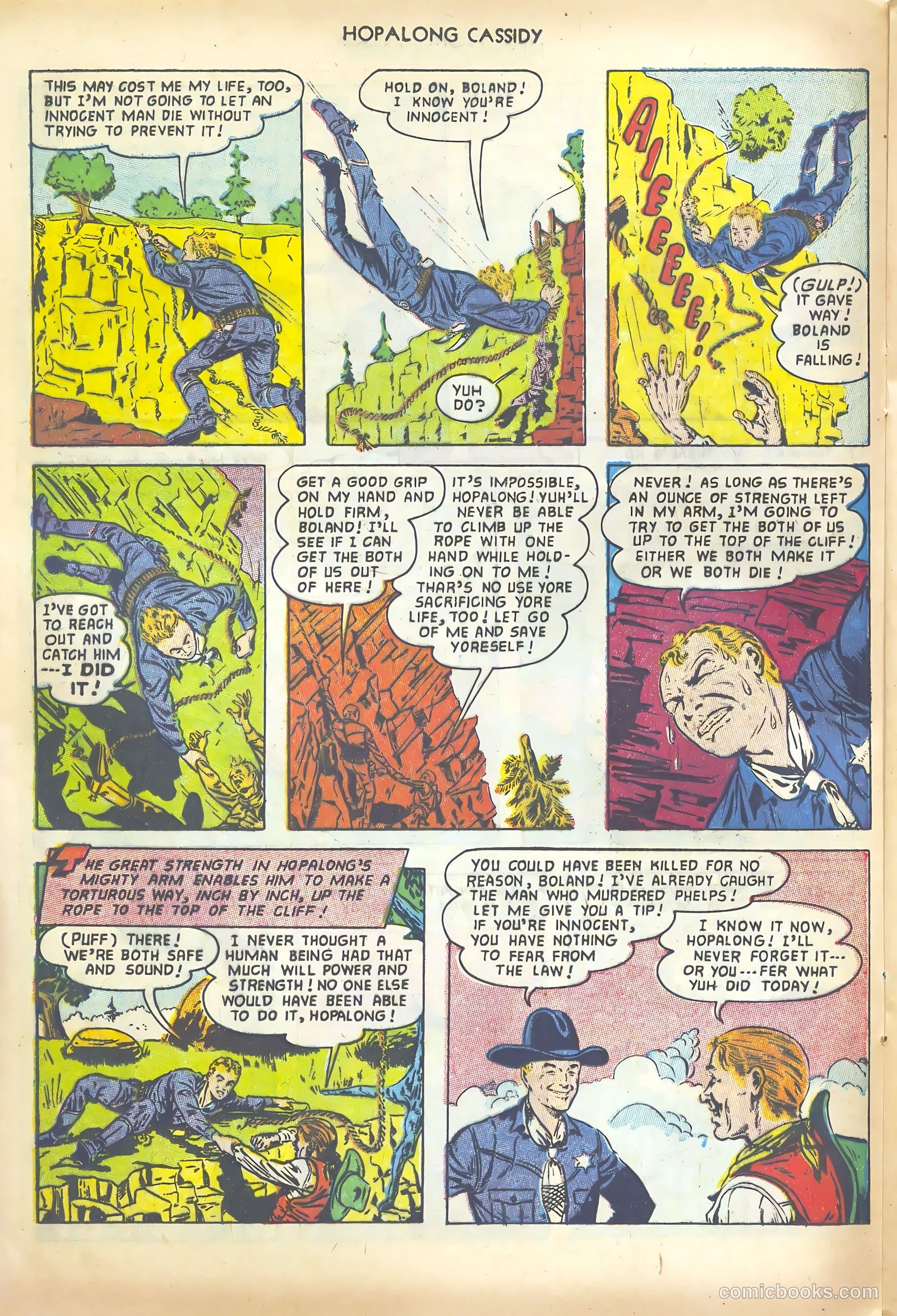 Hopalong Cassidy #76 (1953) — page 16 of 36