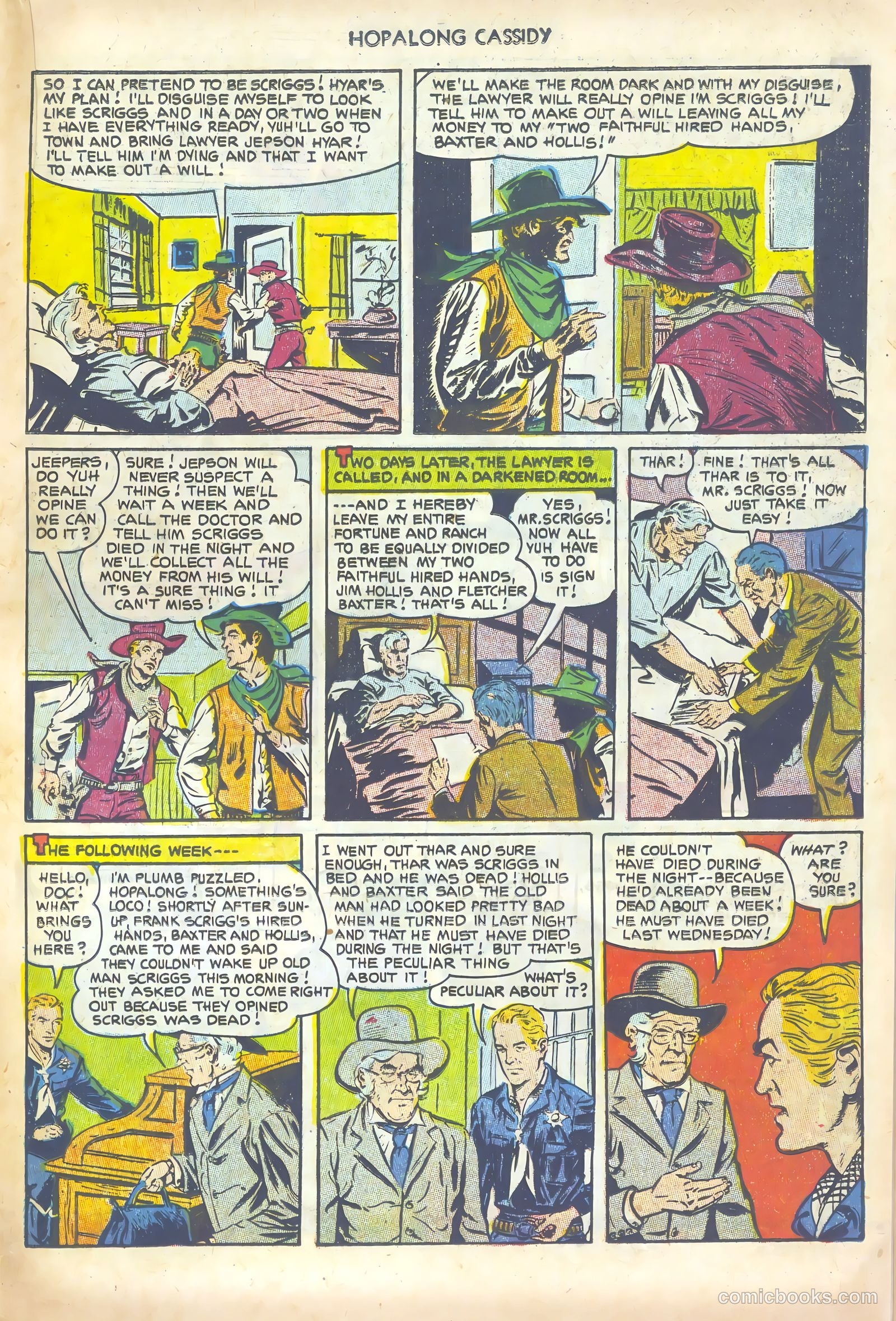 Hopalong Cassidy #76 (1953) — page 19 of 36