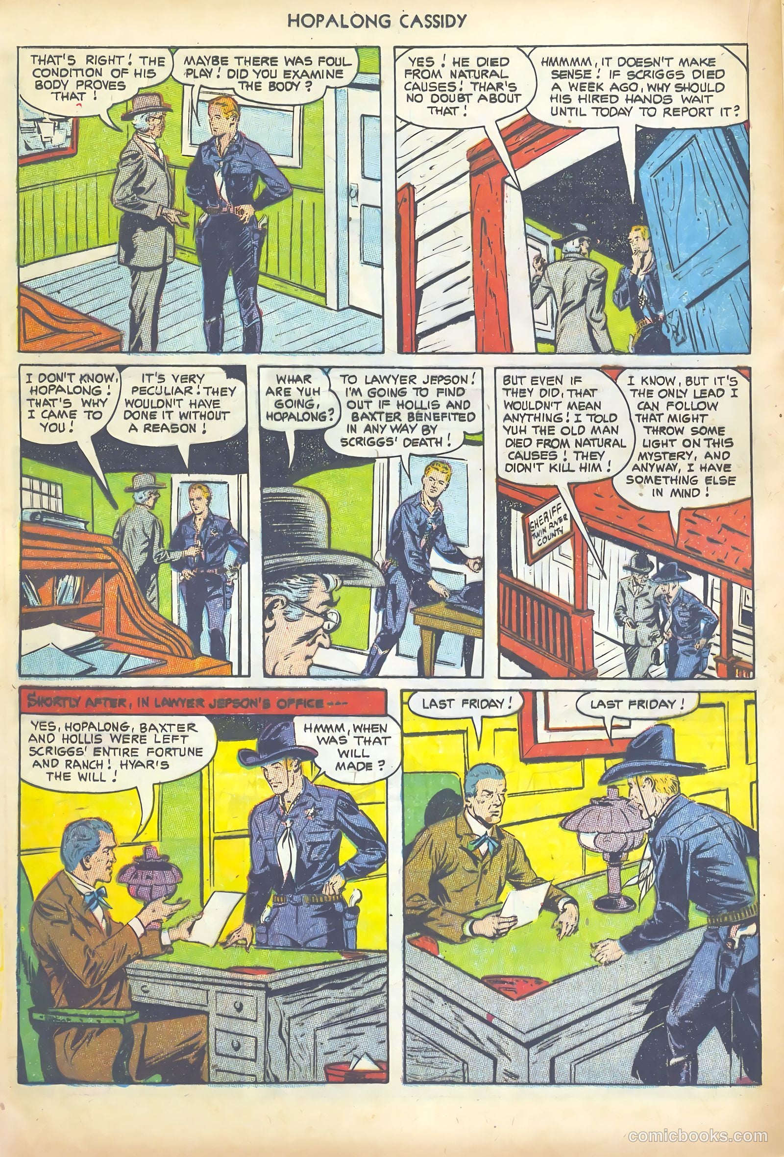 Hopalong Cassidy #76 (1953) — page 20 of 36