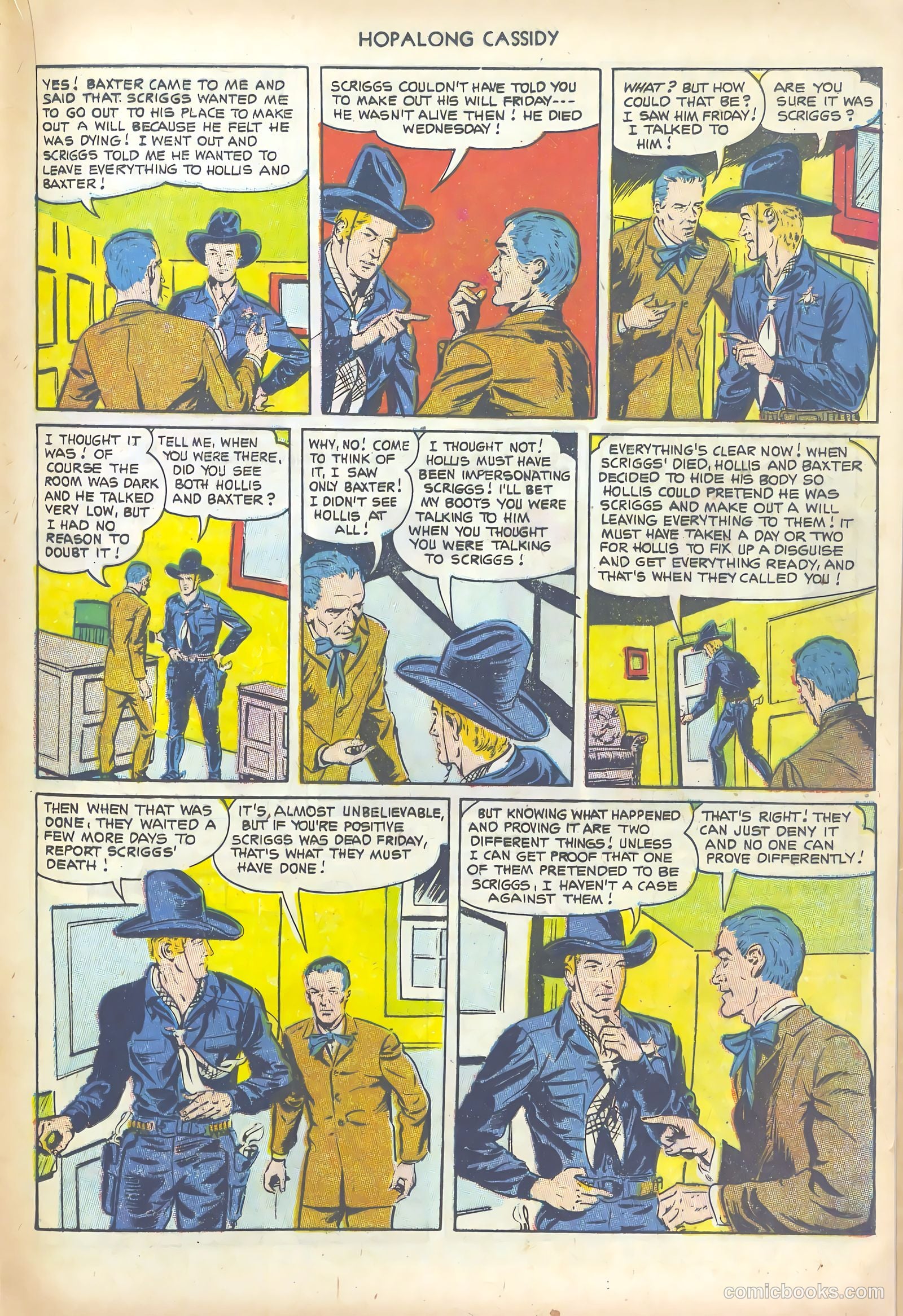 Hopalong Cassidy #76 (1953) — page 21 of 36