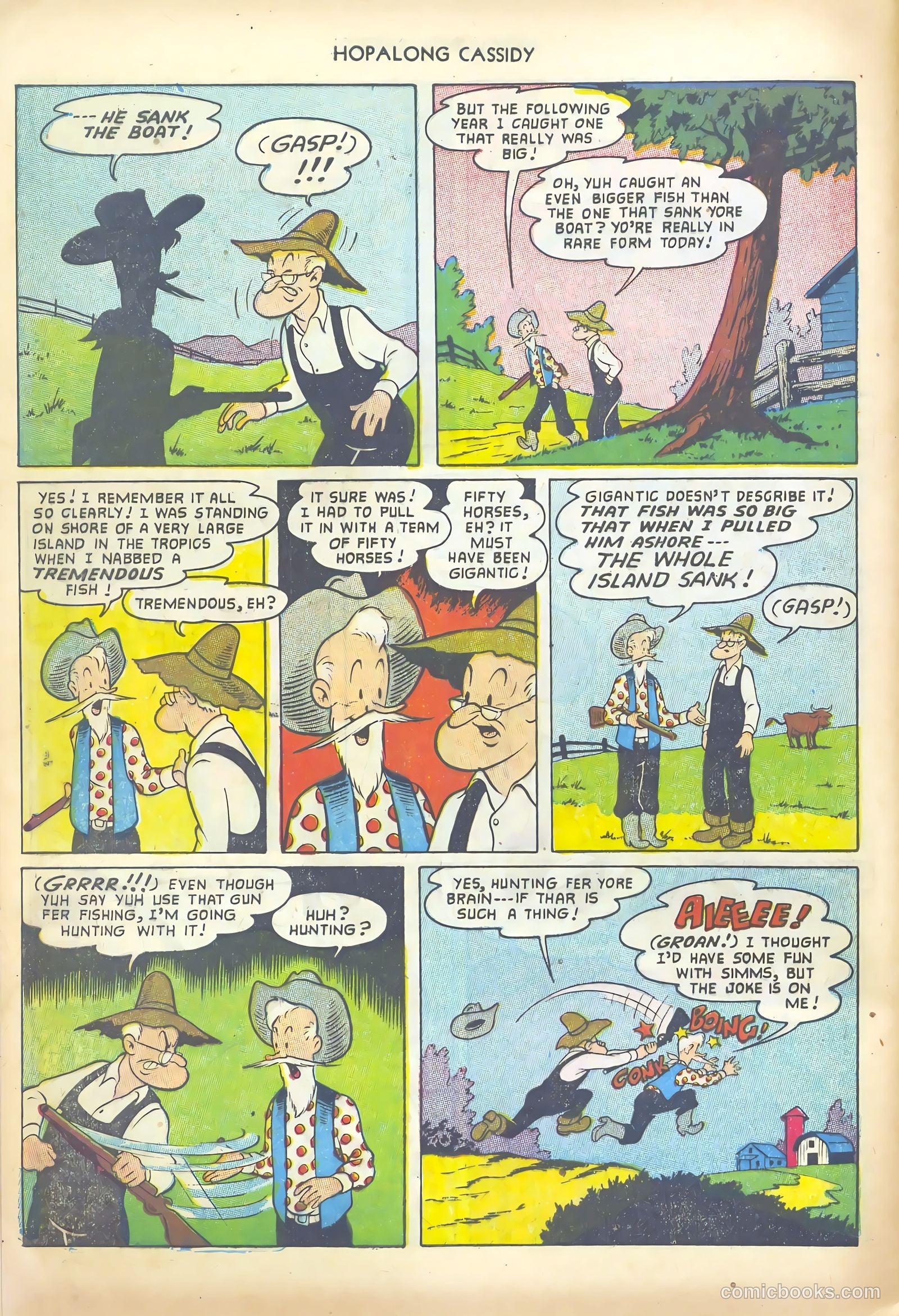 Hopalong Cassidy #76 (1953) — page 28 of 36