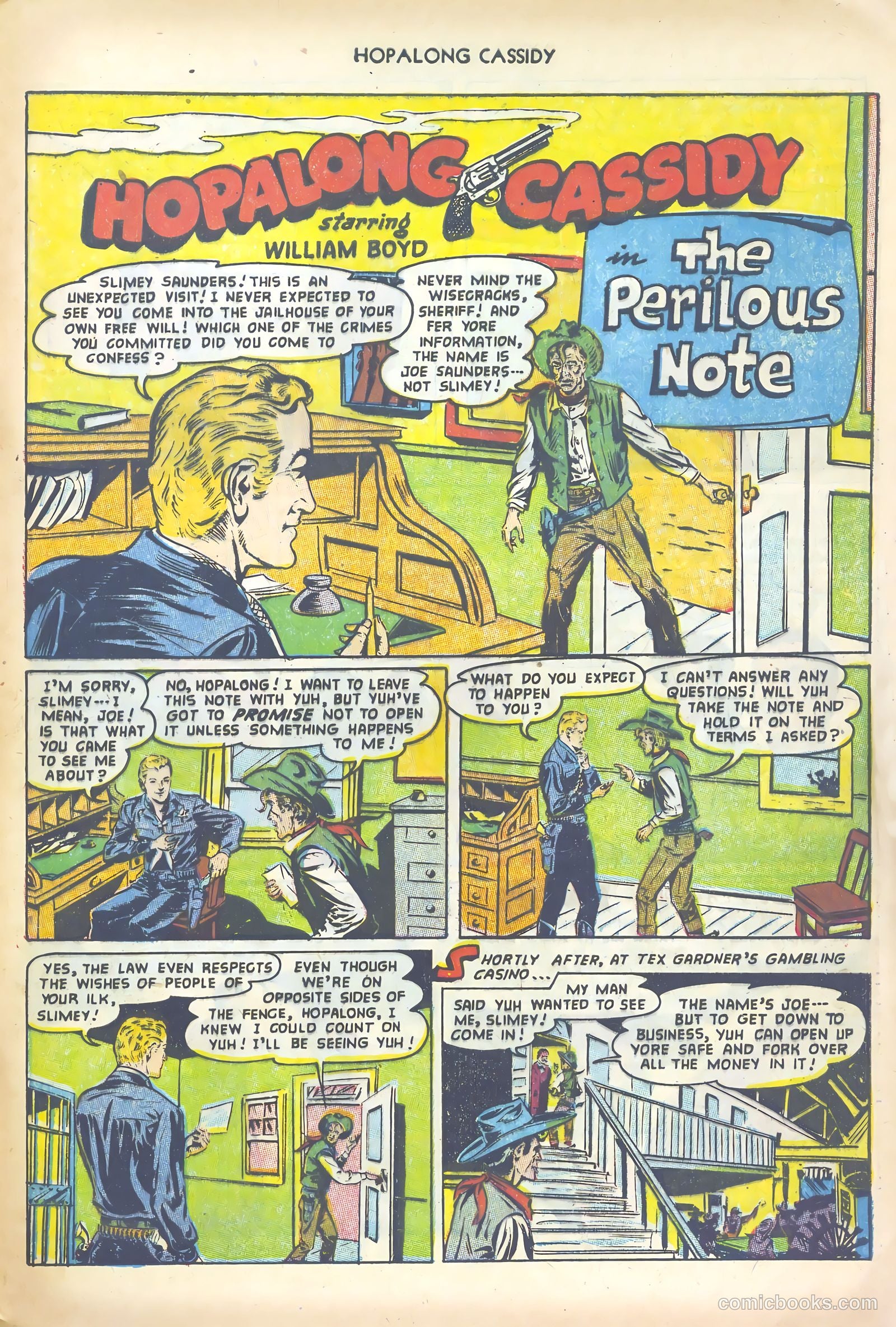 Hopalong Cassidy #76 (1953) — page 29 of 36