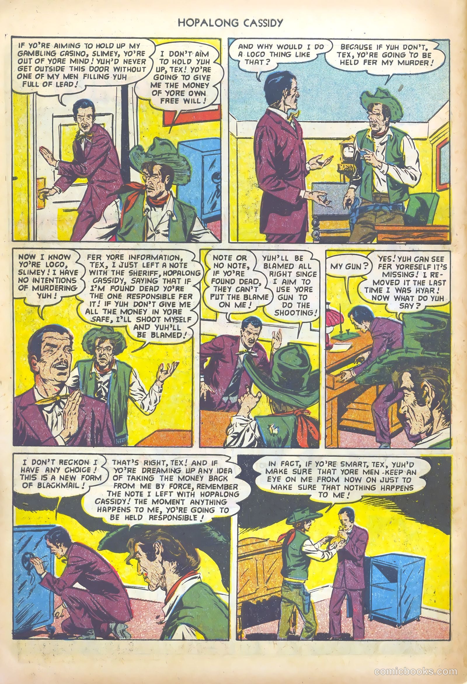 Hopalong Cassidy #76 (1953) — page 30 of 36