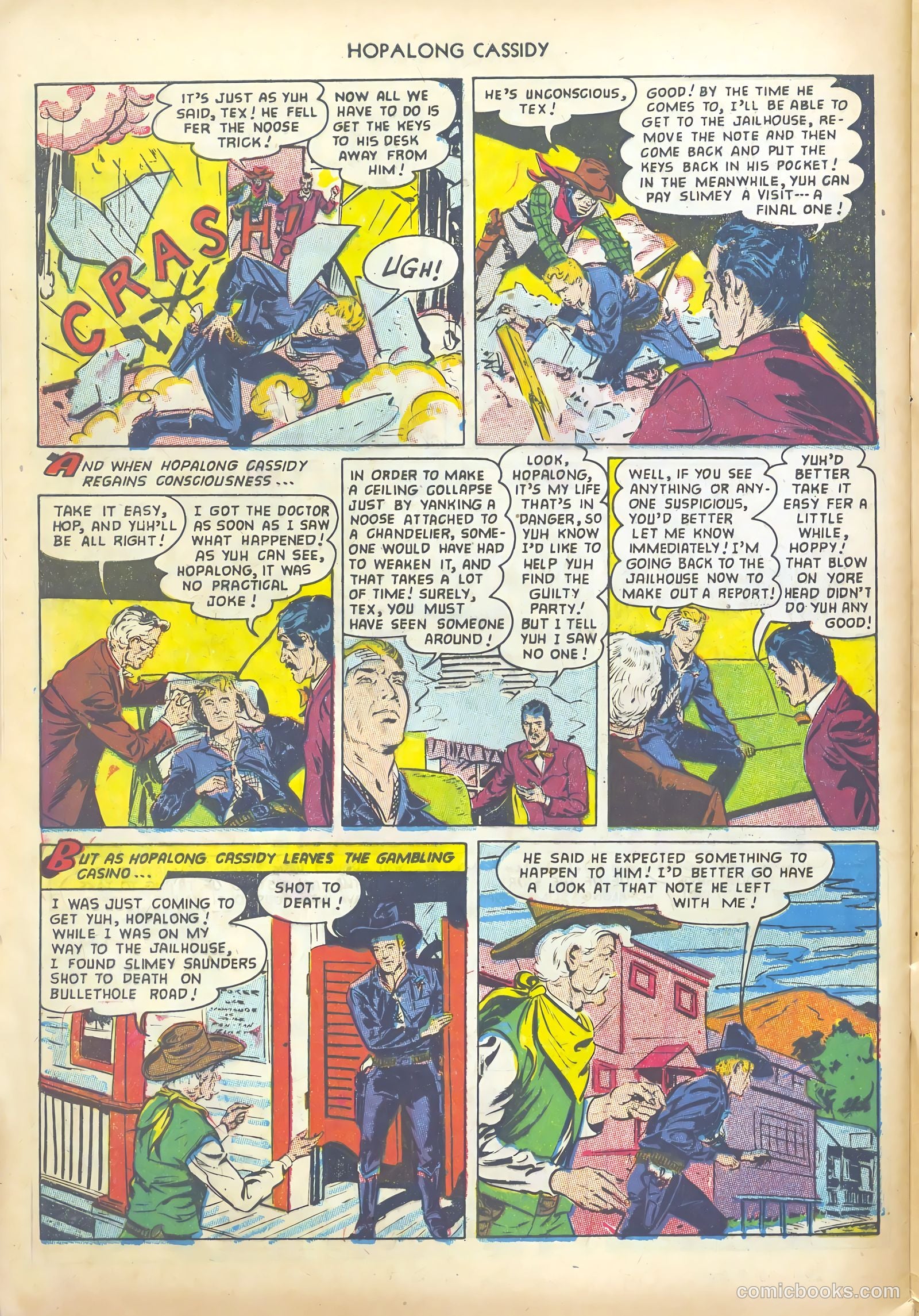 Hopalong Cassidy #76 (1953) — page 32 of 36