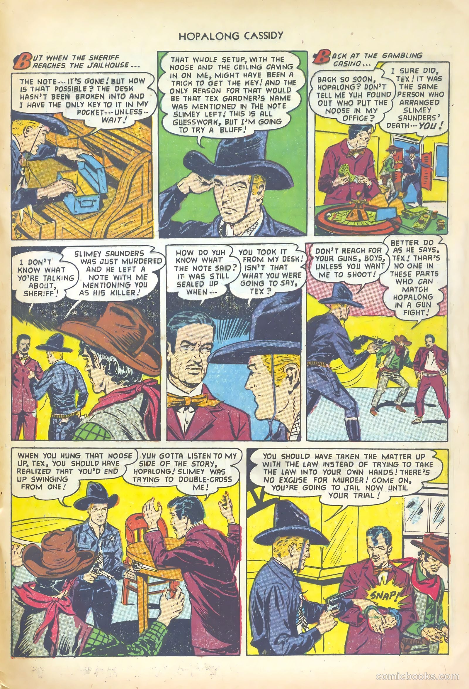 Hopalong Cassidy #76 (1953) — page 33 of 36
