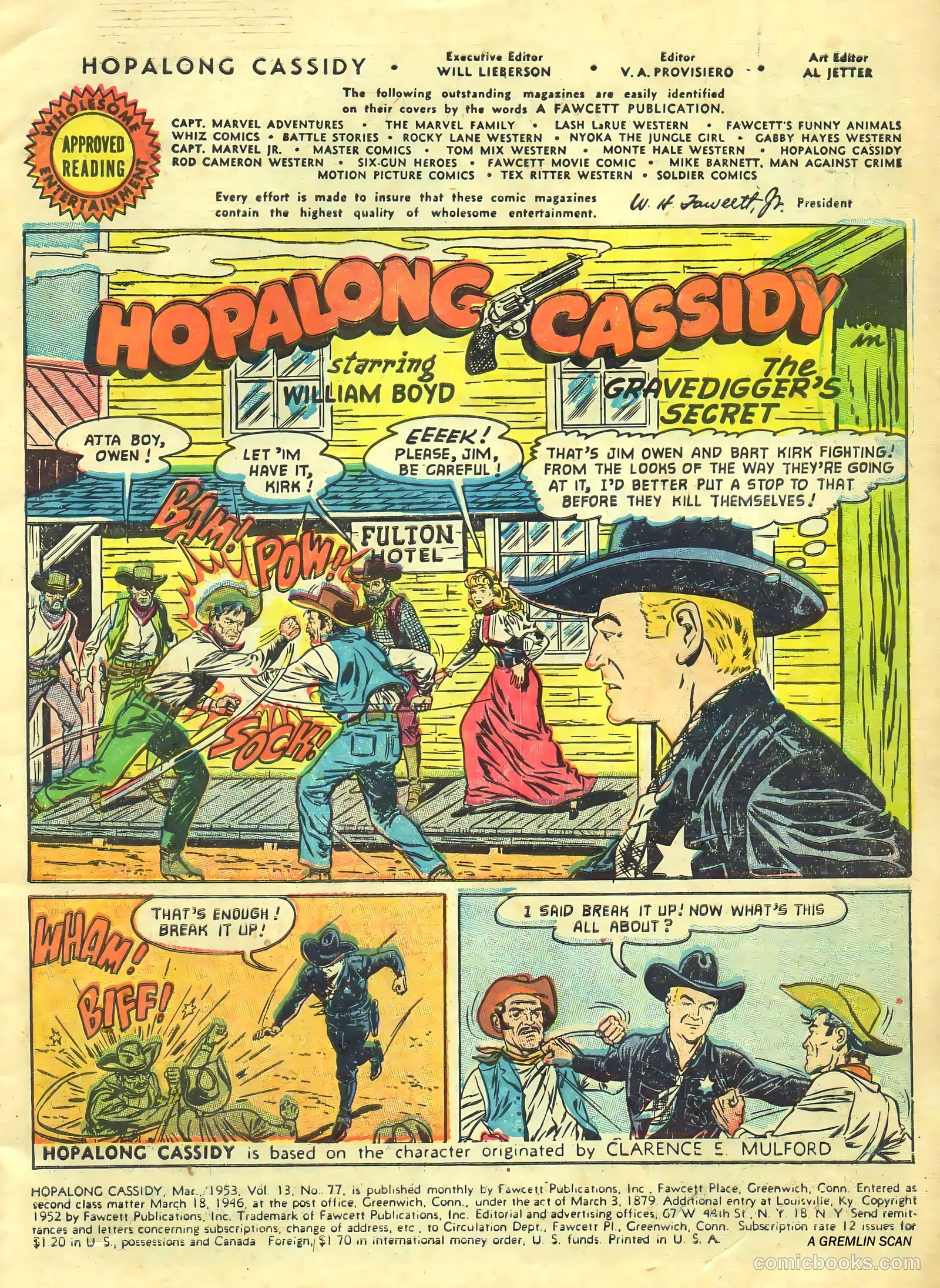 Hopalong Cassidy #77 (1953) — page 3 of 36