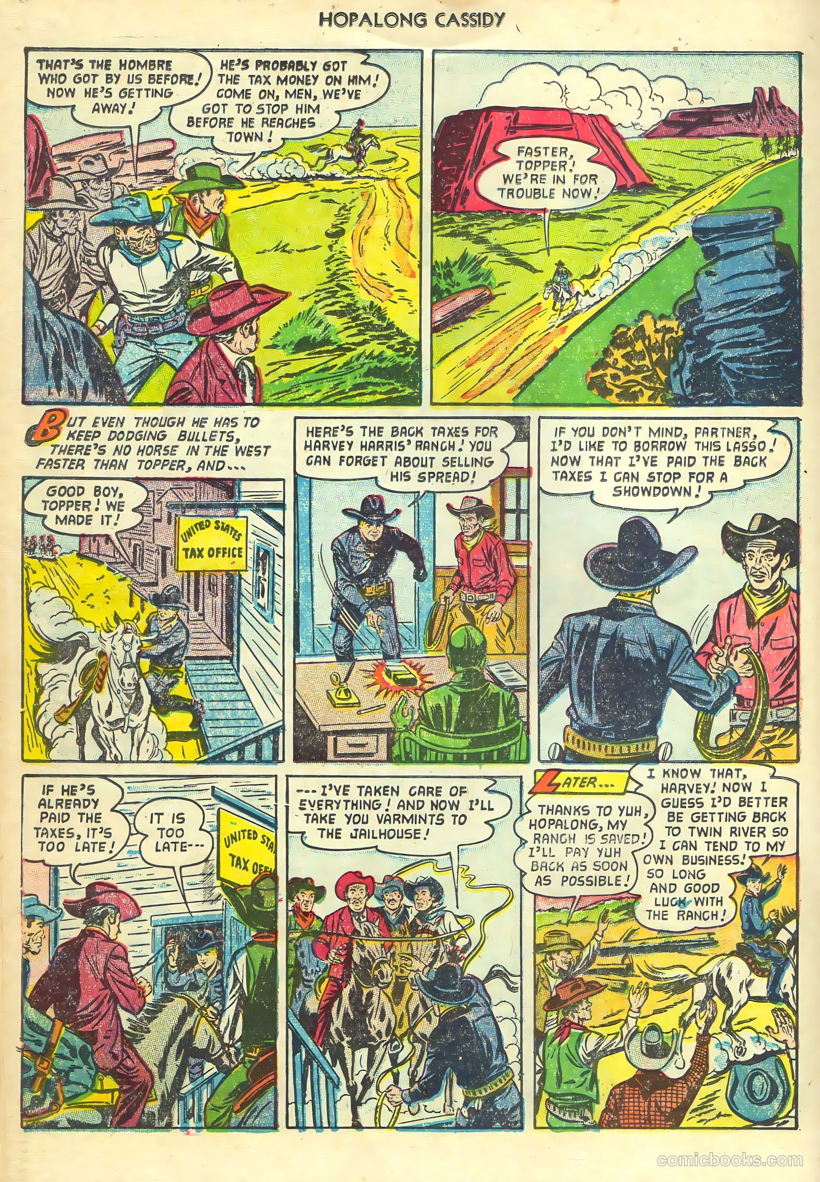 Hopalong Cassidy #77 (1953) — page 22 of 36