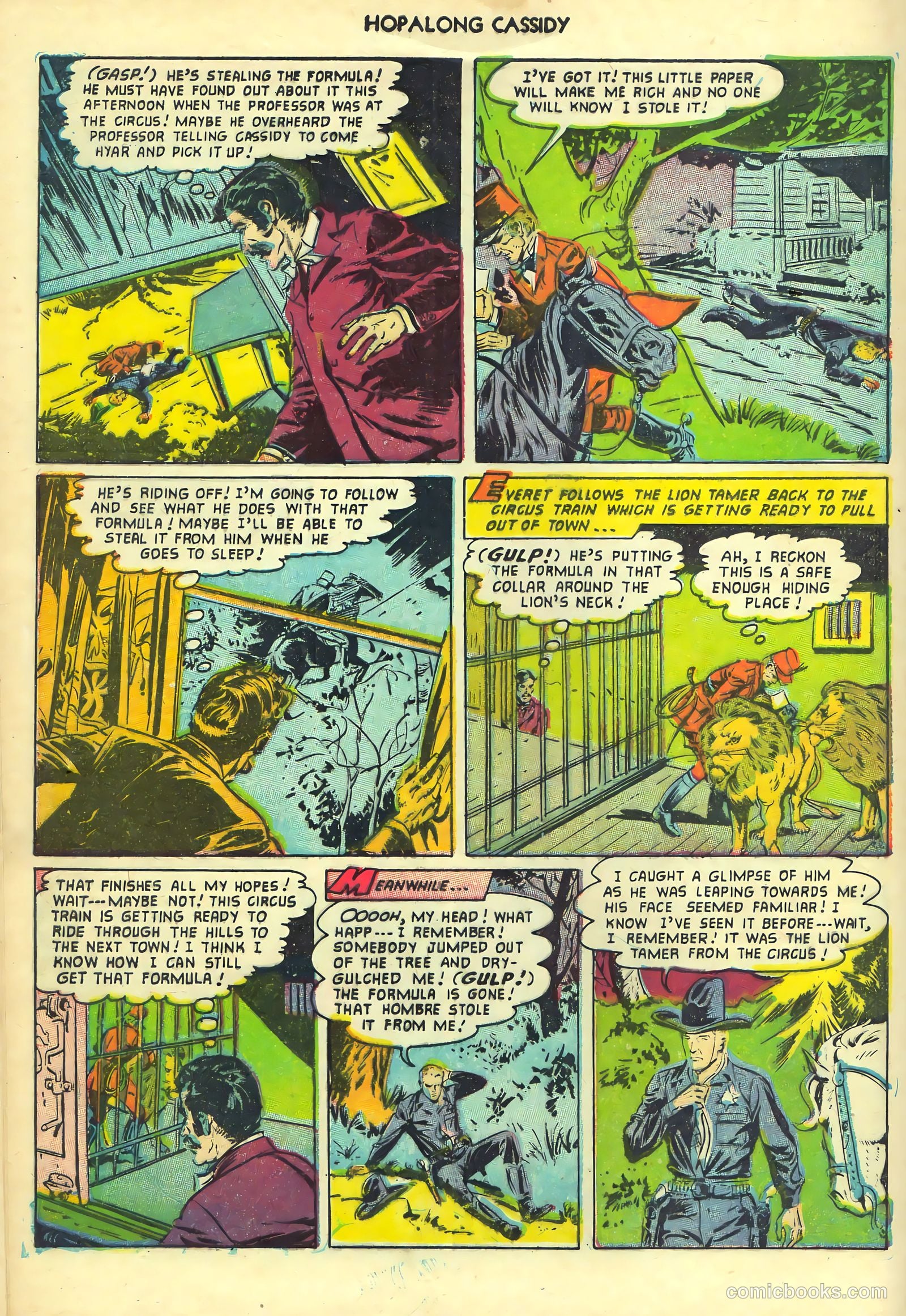 Hopalong Cassidy #77 (1953) — page 28 of 36
