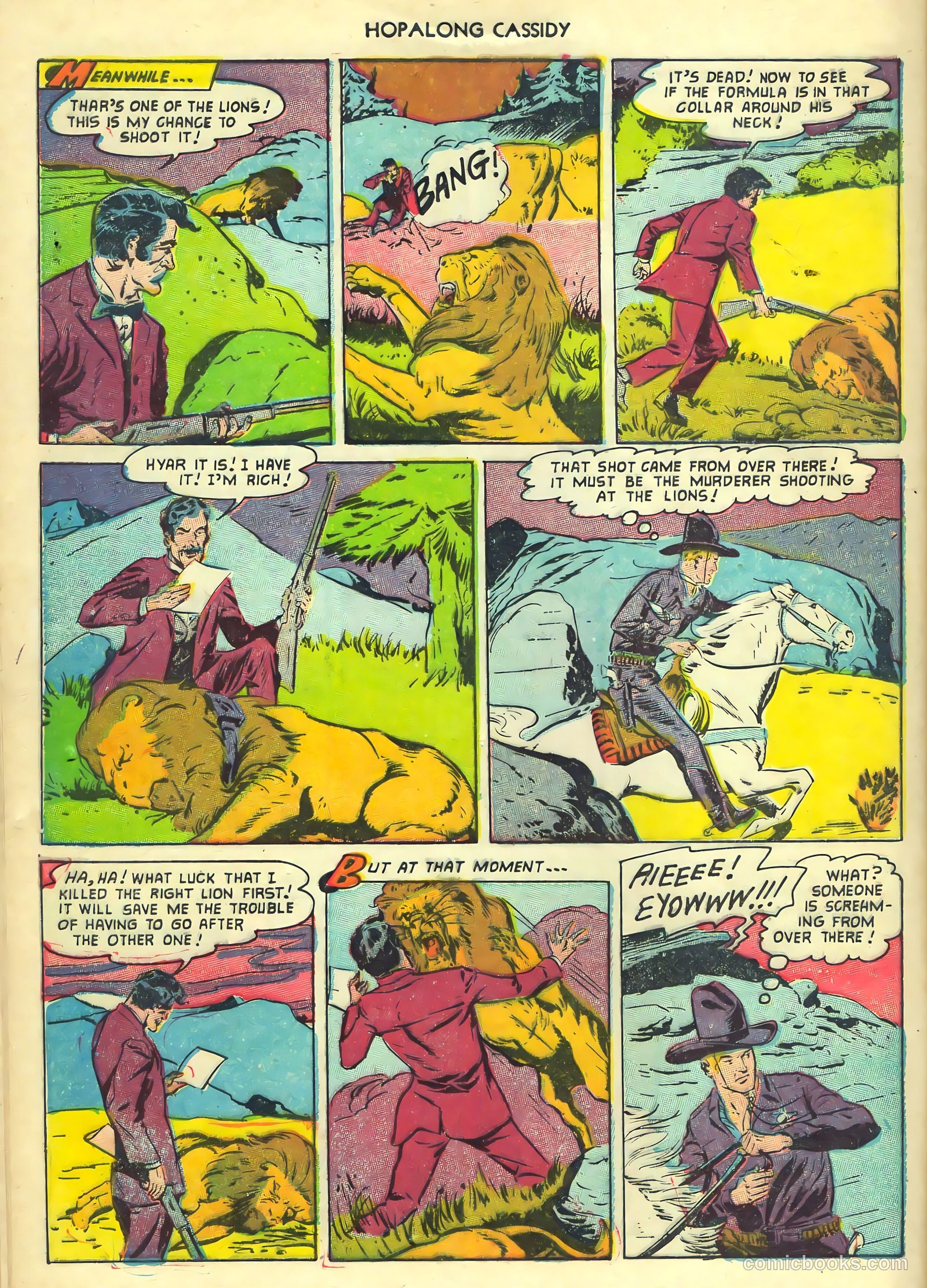 Hopalong Cassidy #77 (1953) — page 32 of 36