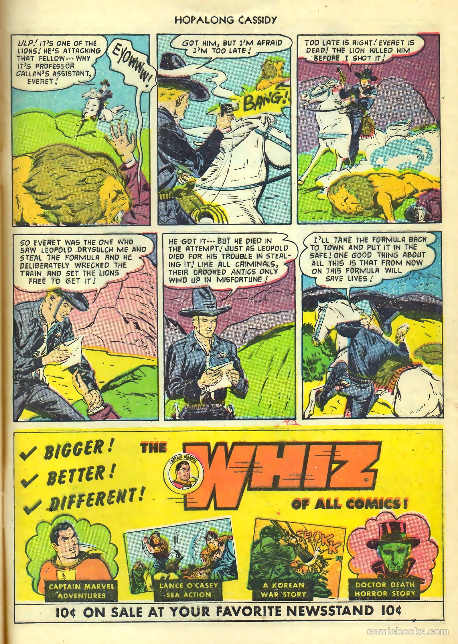 Hopalong Cassidy #77 (1953) — page 33 of 36