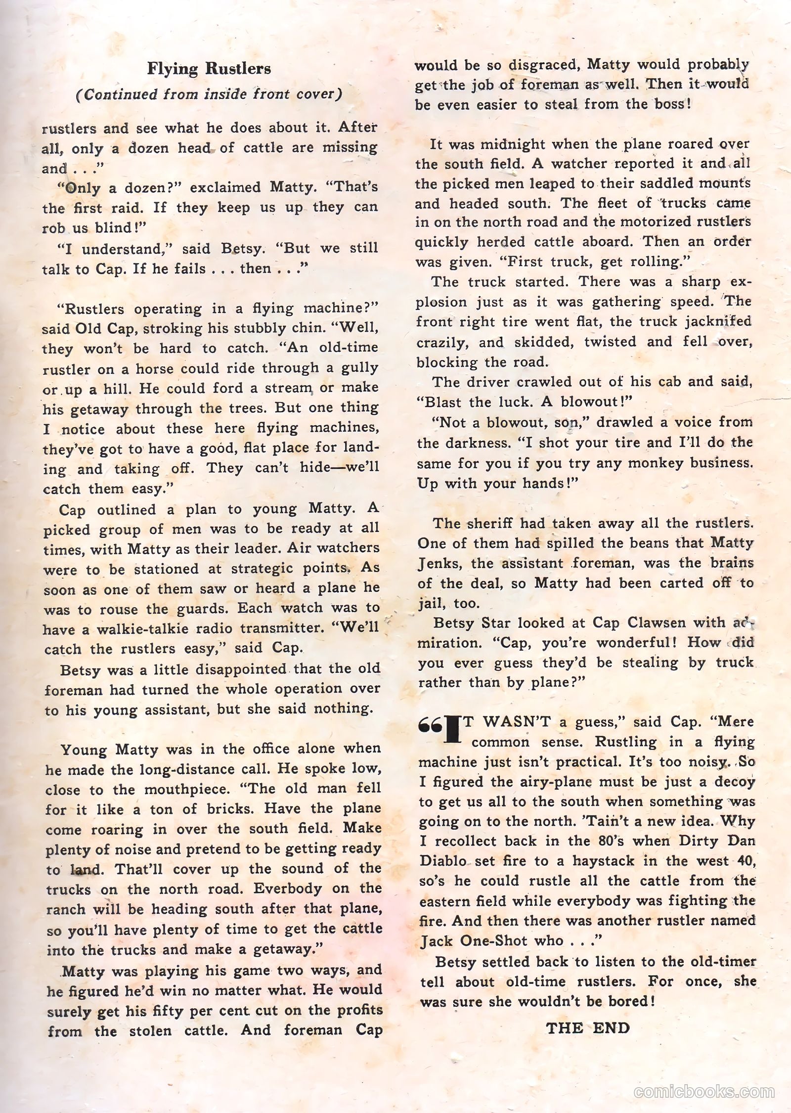Hopalong Cassidy #77 (1953) — page 35 of 36