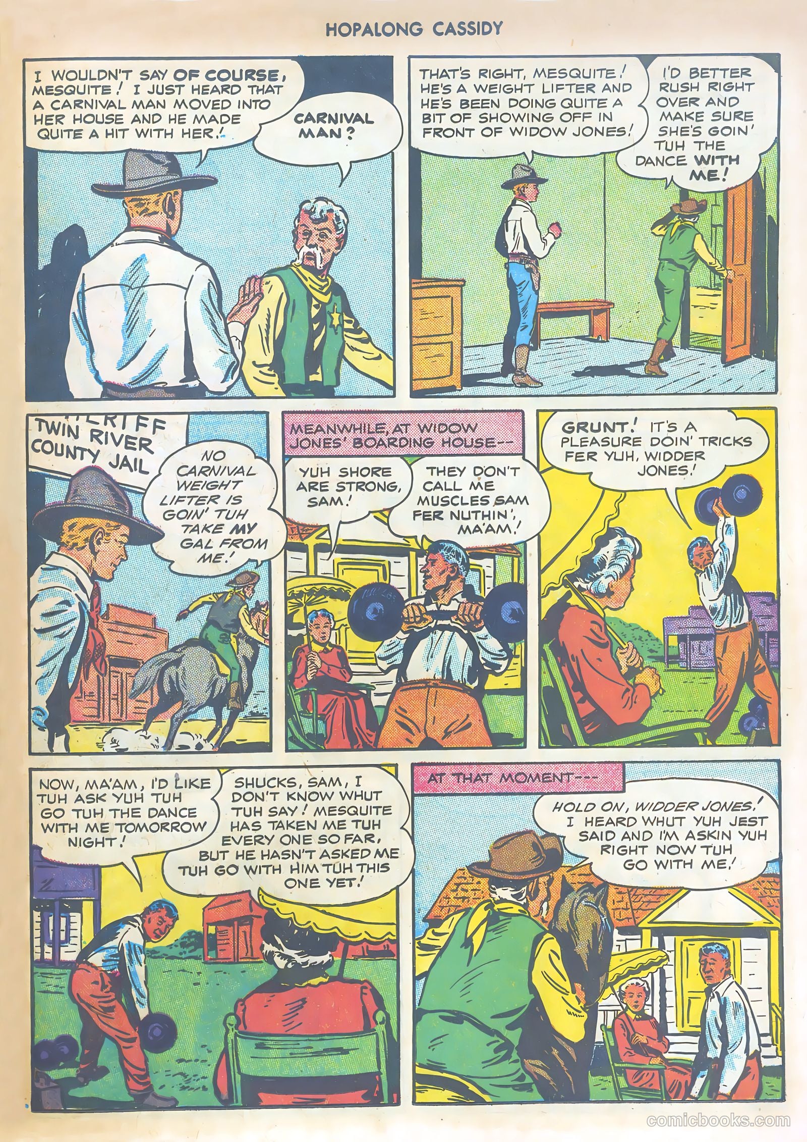 Hopalong Cassidy #8 (1947) — page 17 of 52